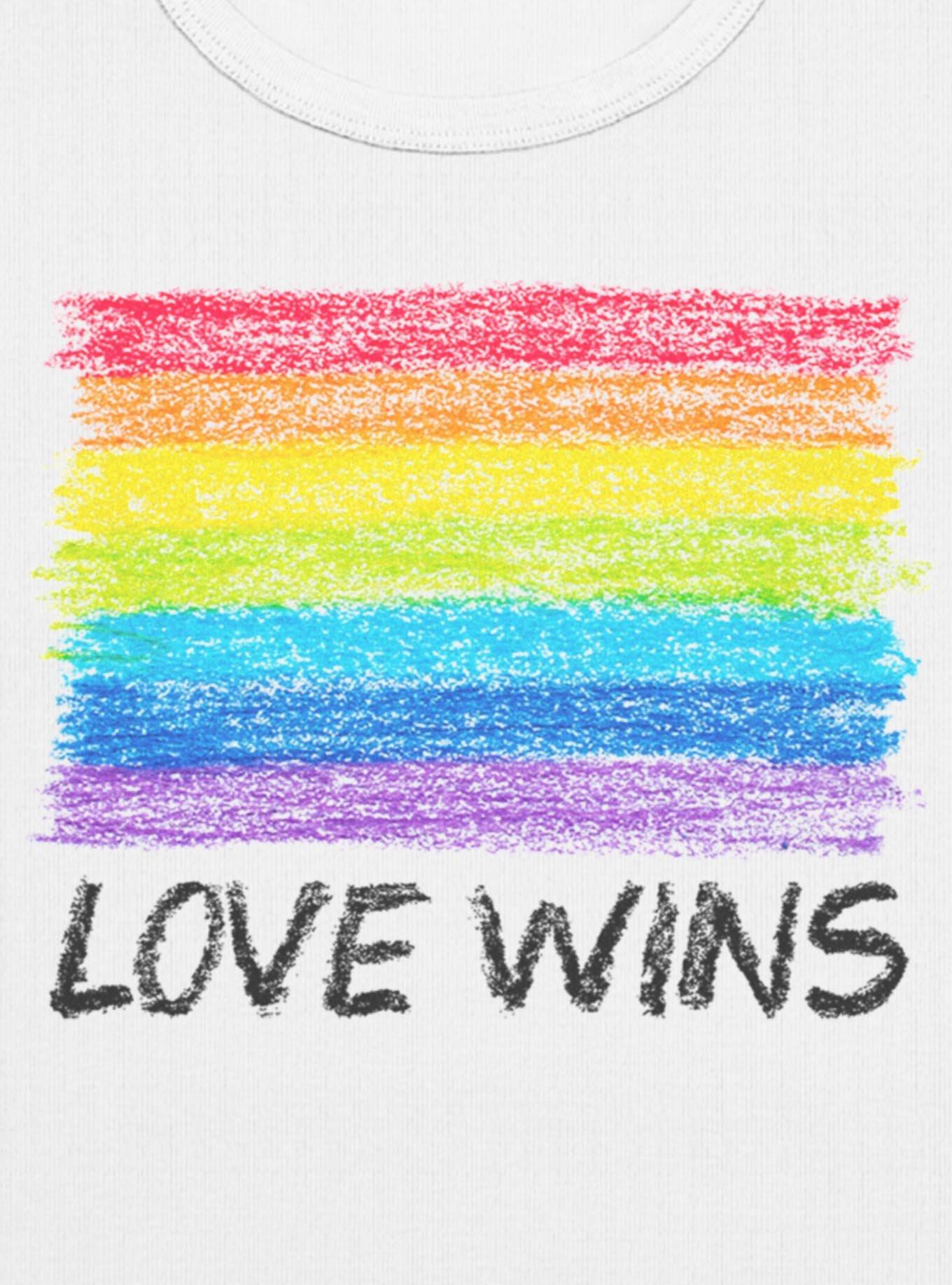 Love Wins Pride Girls Baby T-Shirt, , hi-res
