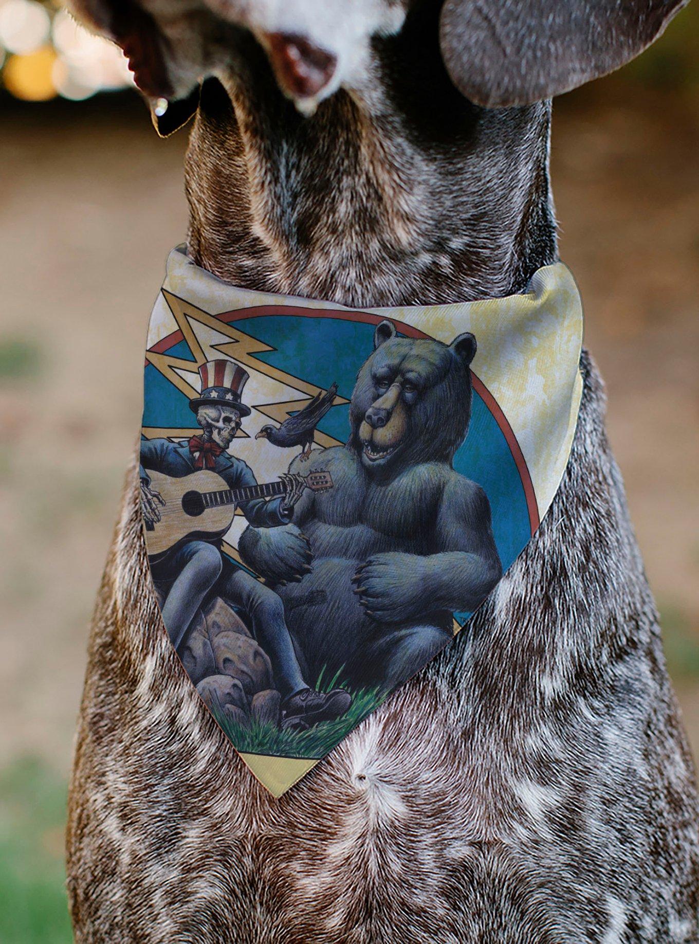 Grateful Dead Daves Picks Volume Five Truman UCLA Cover Slip On Collar Pet Bandana - Bandana Only, , alternate