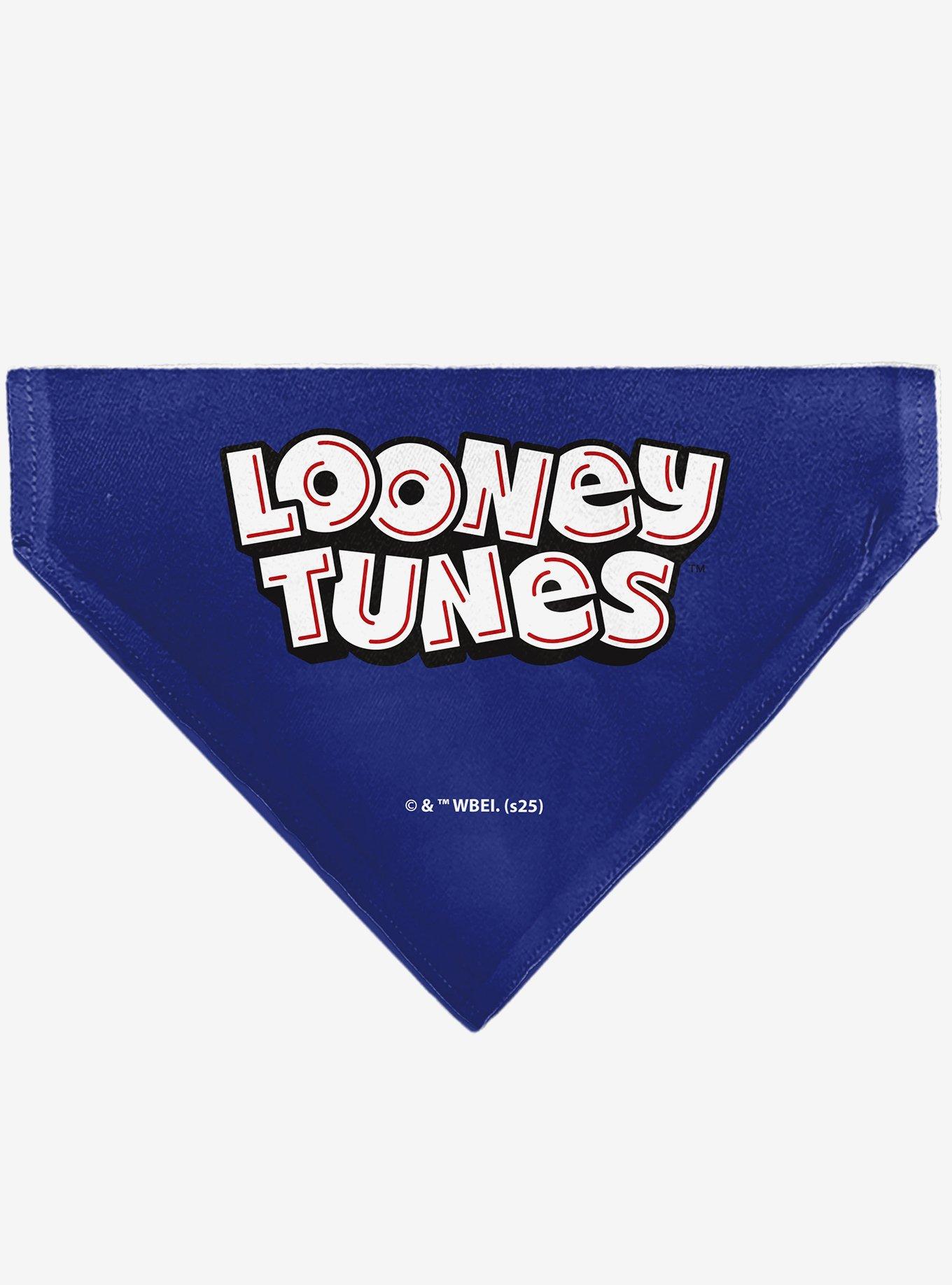 Looney Tunes Road Runner Face Close Up Slip On Collar Pet Bandana - Bandana Only, , hi-res