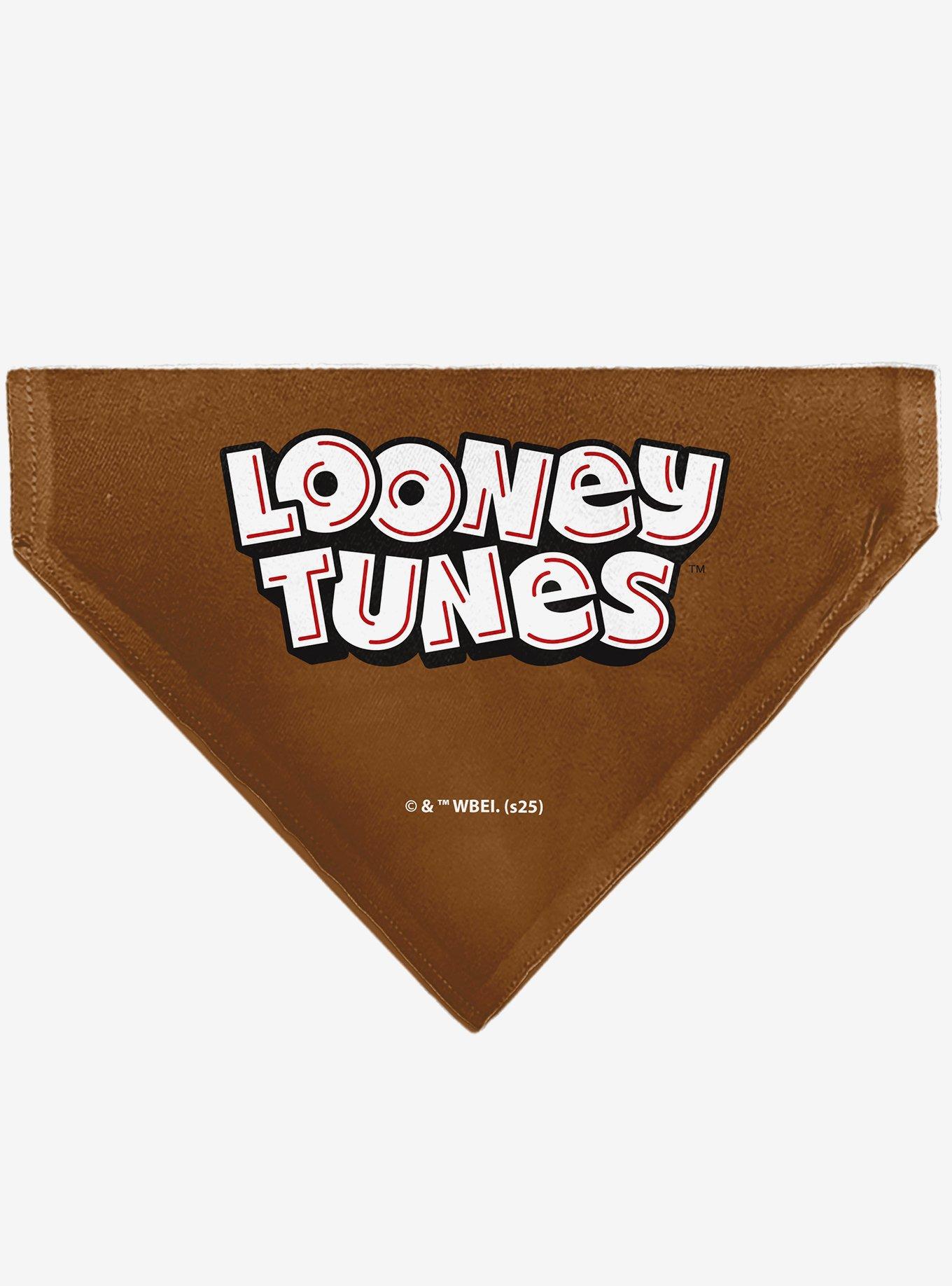 Looney Tunes Taz Tasmanian Devil Face Close Up Slip On Collar Pet Bandana - Bandana Only, , hi-res