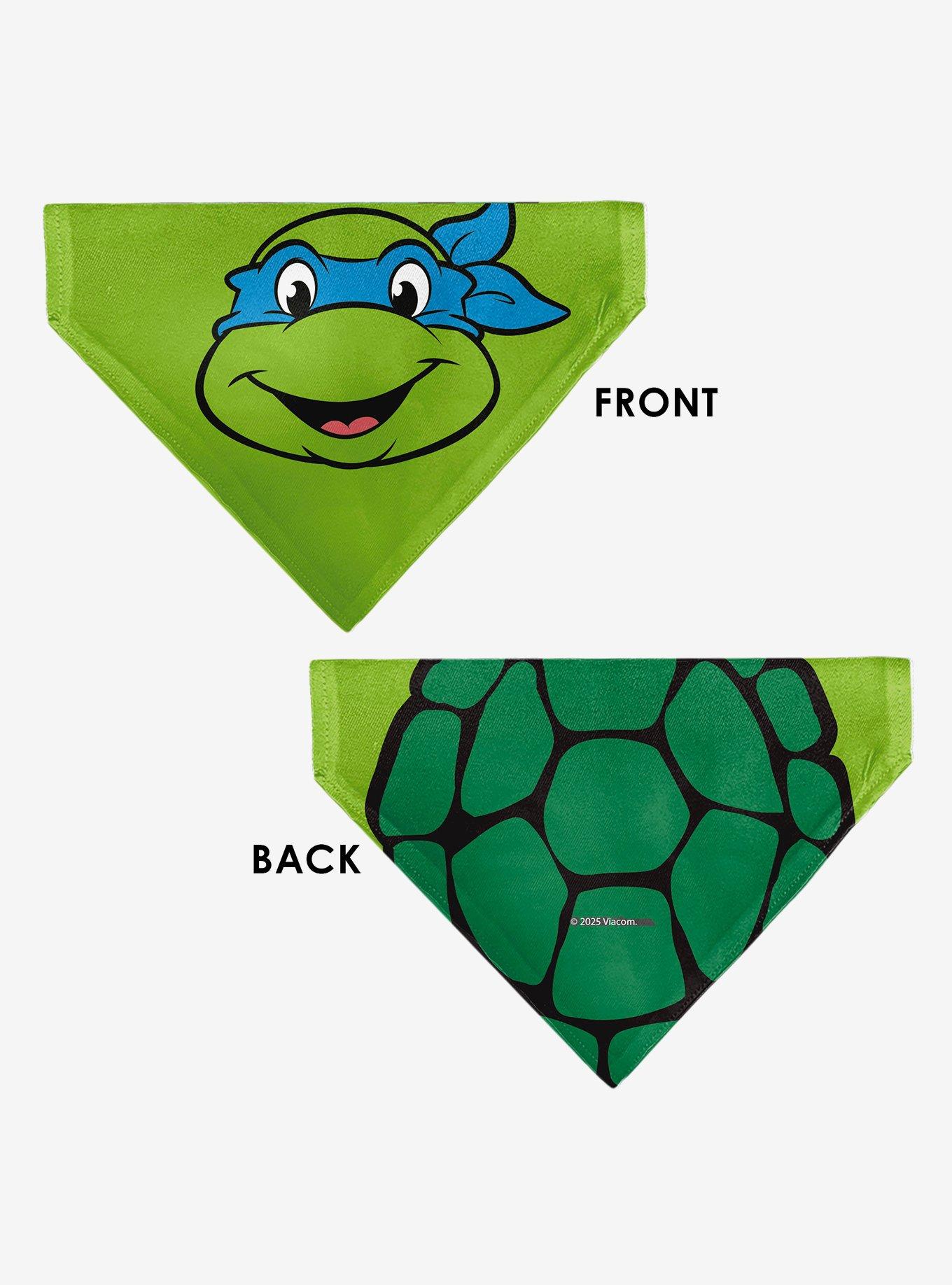 Teenage Mutant Ninja Turtles Leonardo Turtle Shell Slip On Collar Pet Bandana - Bandana Only, , alternate - view 3