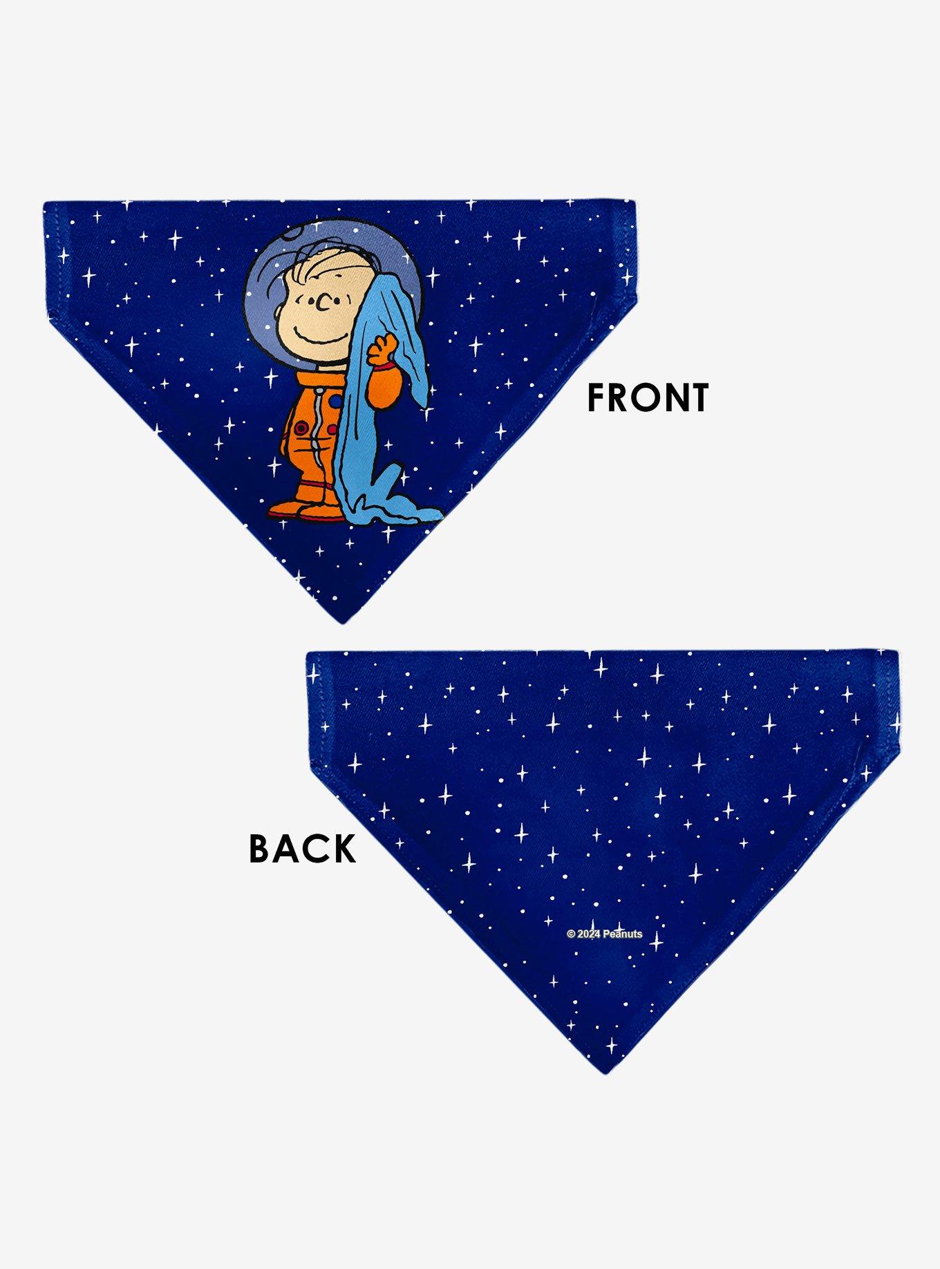 Peanuts Astronaut Linus Security Blanket Space Slip On Collar Pet Bandana - Bandana Only, , alternate