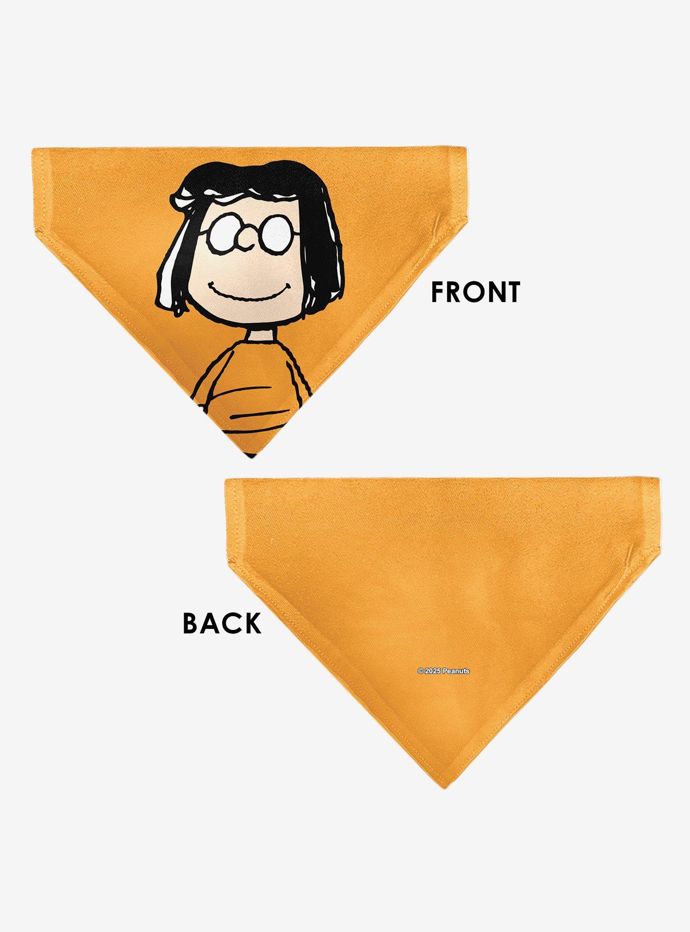 Peanuts Marcie Smiling Face Slip On Collar Pet Bandana - Bandana Only, , alternate