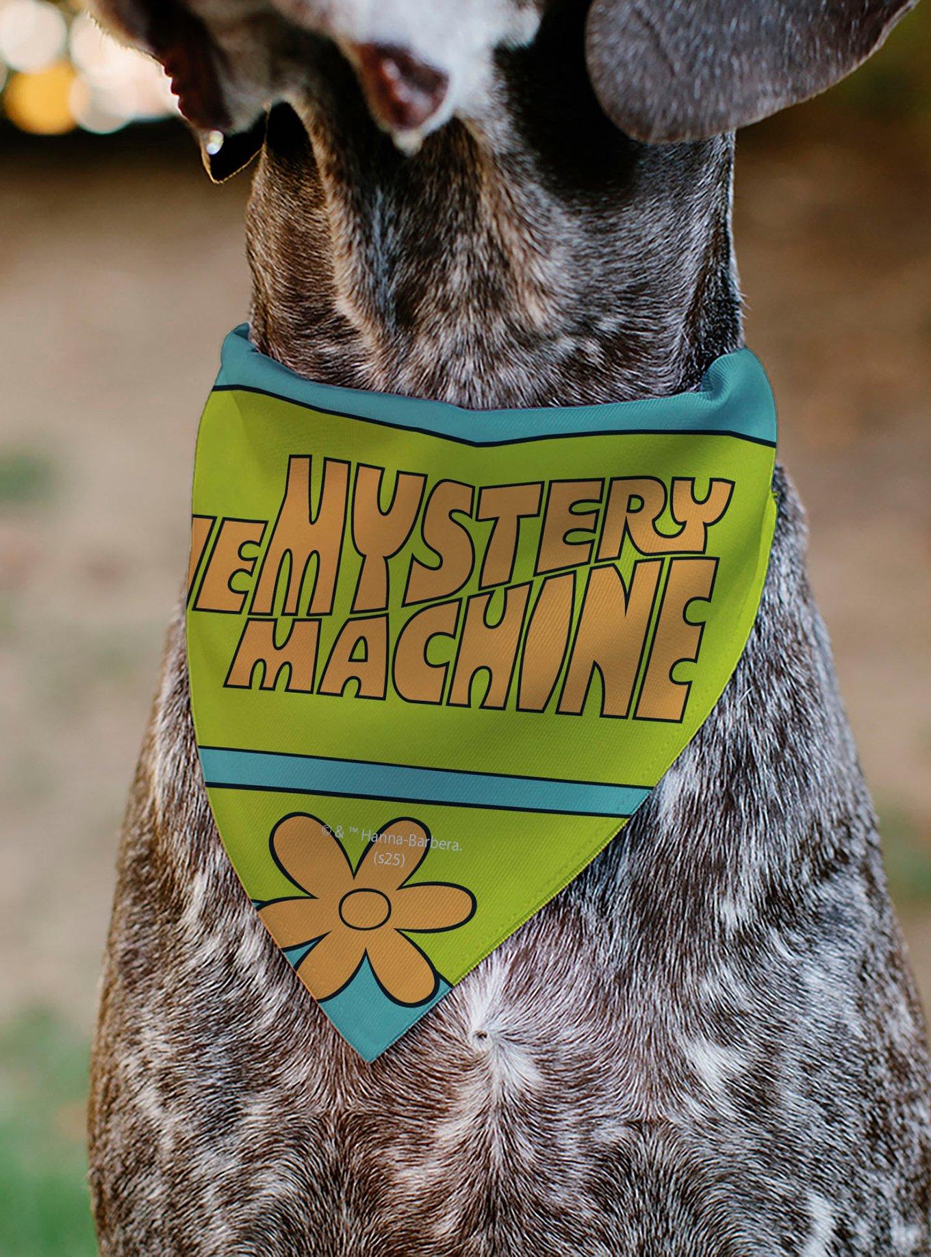 Scooby-Doo! The Mystery Machine Logo Slip On Collar Pet Bandana - Bandana Only, , alternate