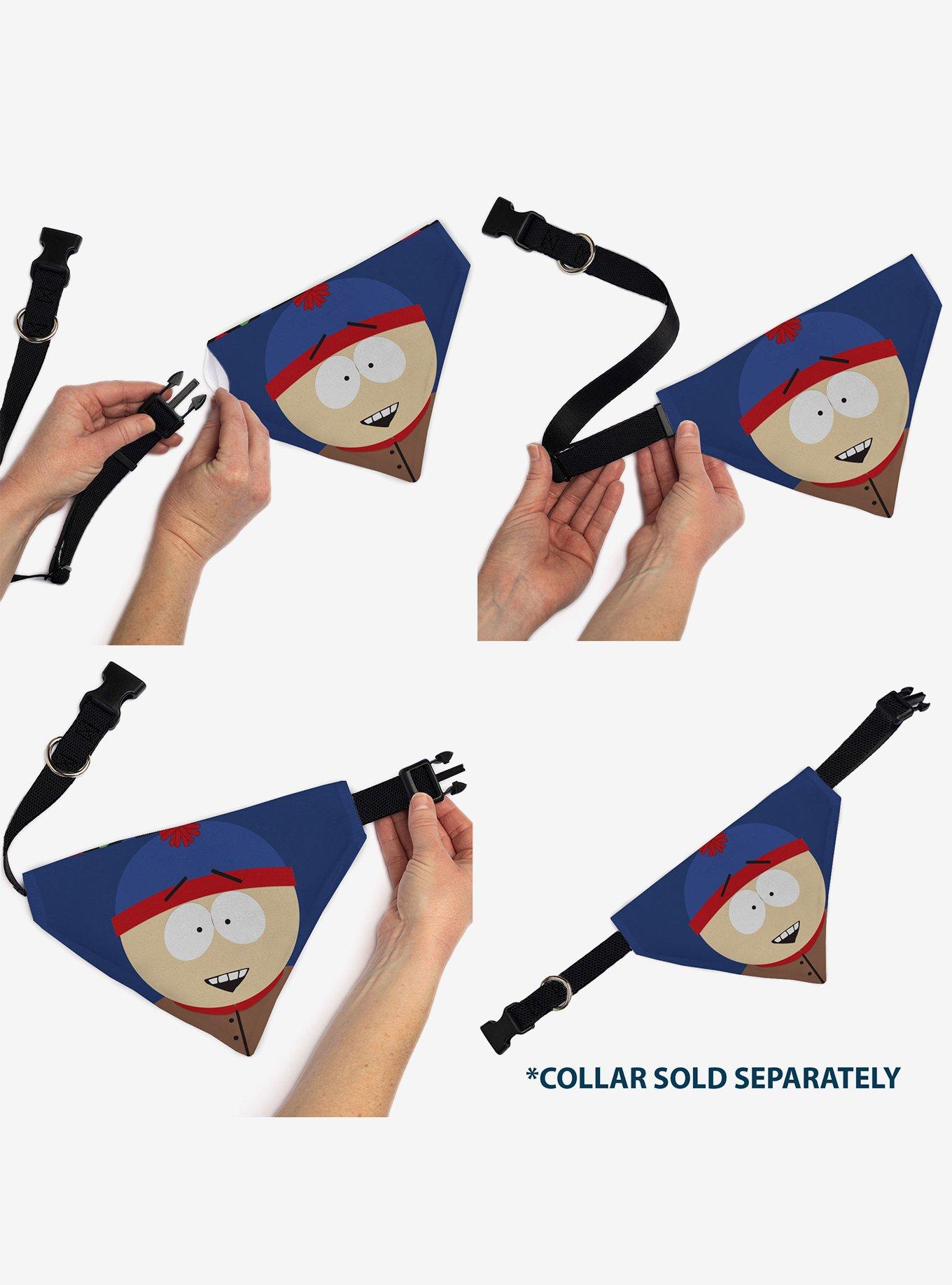 South Park Stan Marsh Face Slip On Collar Pet Bandana - Bandana Only, , alternate
