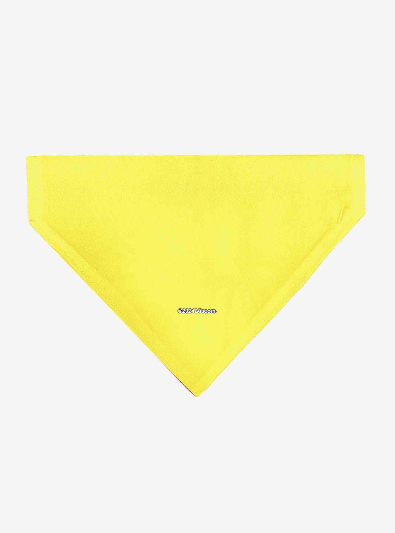 SpongeBob SquarePants Face Slip On Collar Pet Bandana - Bandana Only, , hi-res