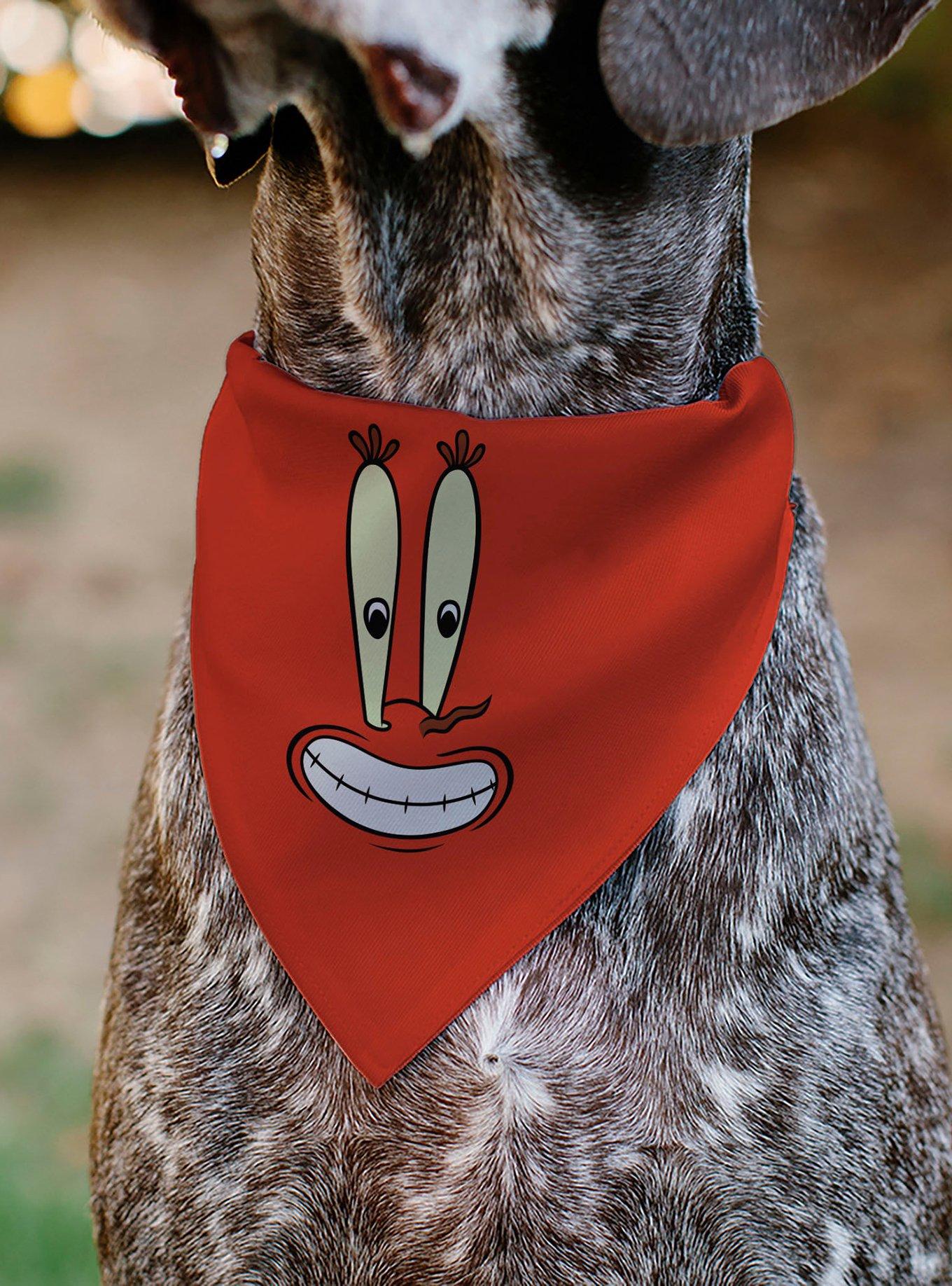 SpongeBob SquarePants Mr Krabs Character Slip On Collar Pet Bandana - Bandana Only, , alternate