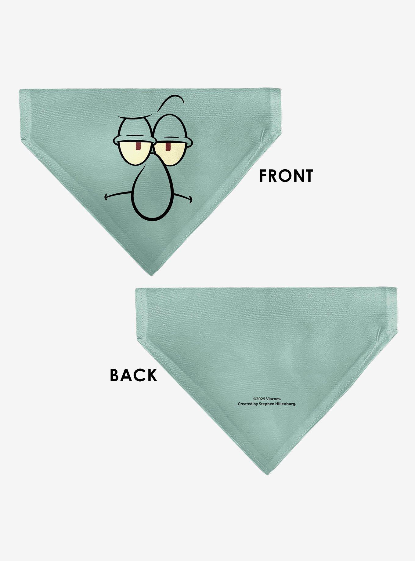 SpongeBob SquarePants Squidward Character Slip On Collar Pet Bandana - Bandana Only, , alternate