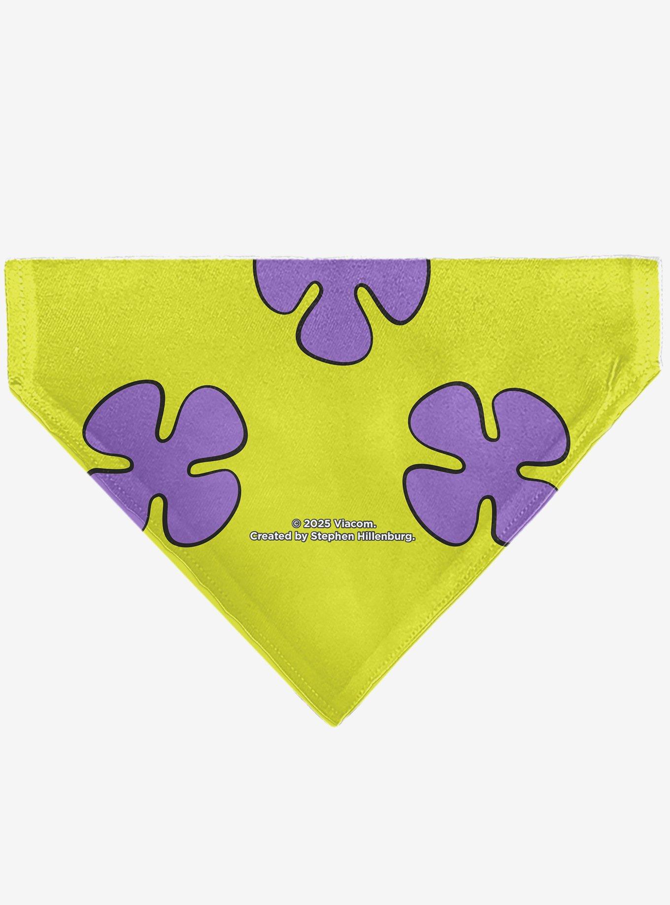 SpongeBob SquarePants Patrick Star Shorts Flower Slip On Collar Pet Bandana - Bandana Only, , hi-res