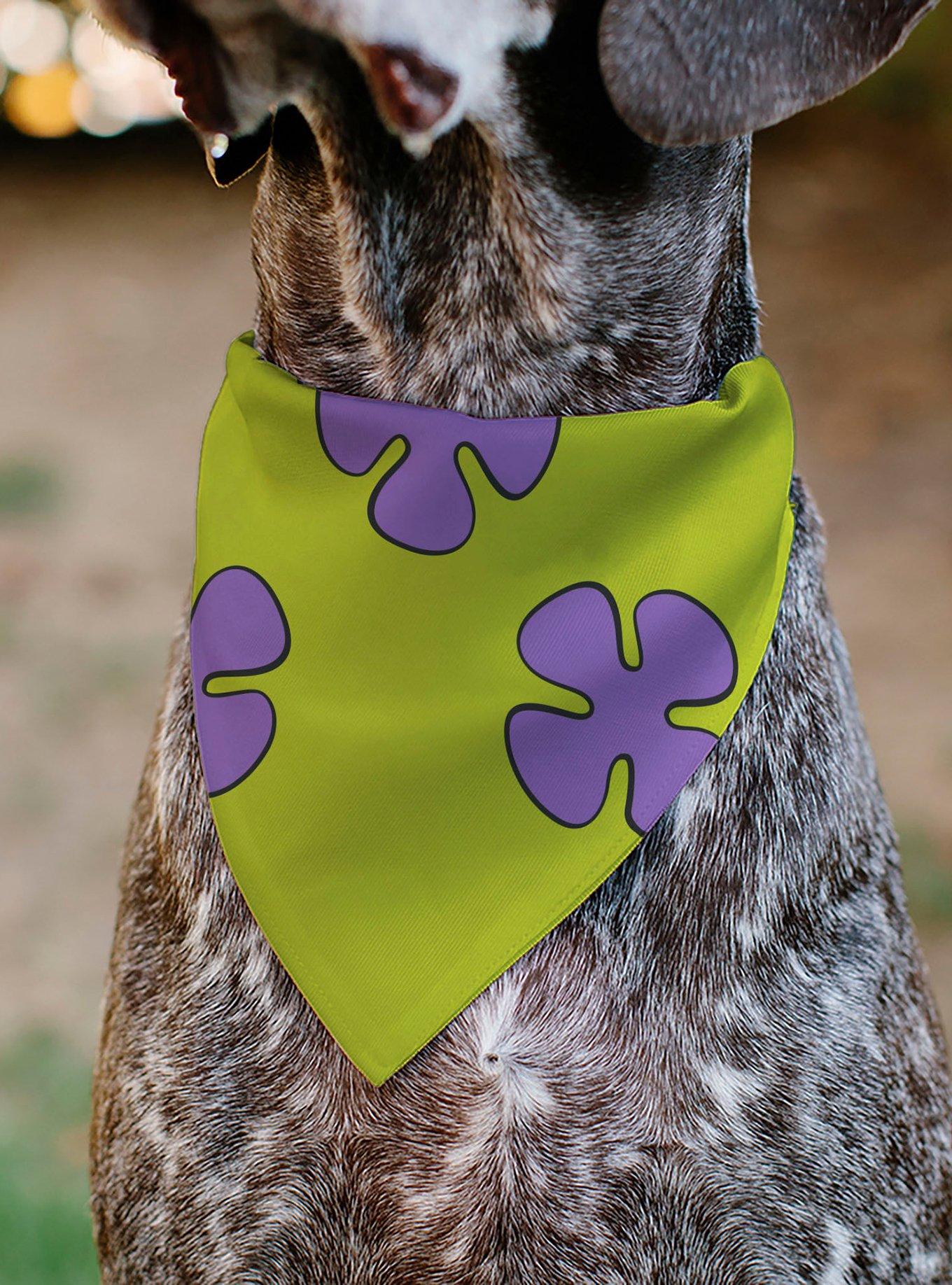 SpongeBob SquarePants Patrick Star Shorts Flower Slip On Collar Pet Bandana - Bandana Only, , alternate