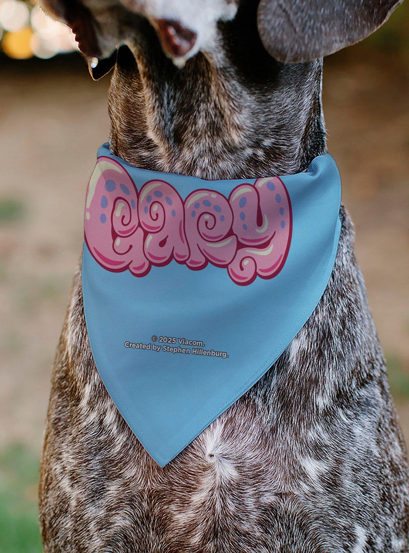SpongeBob SquarePants Gary The Snail Smiling Face Slip On Collar Pet Bandana - Bandana Only, , alternate