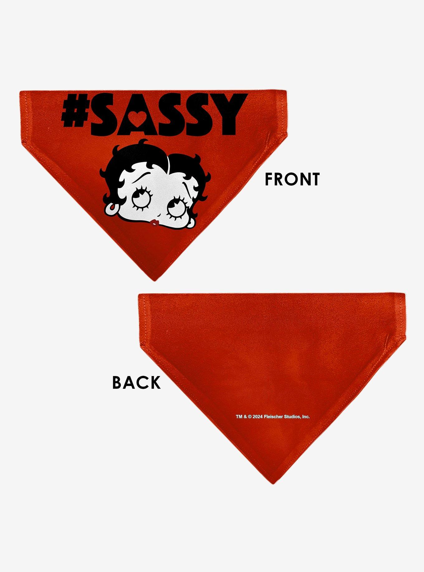 Betty Boop Sassy Face Slip On Collar Pet Bandana - Bandana Only, , alternate - view 3