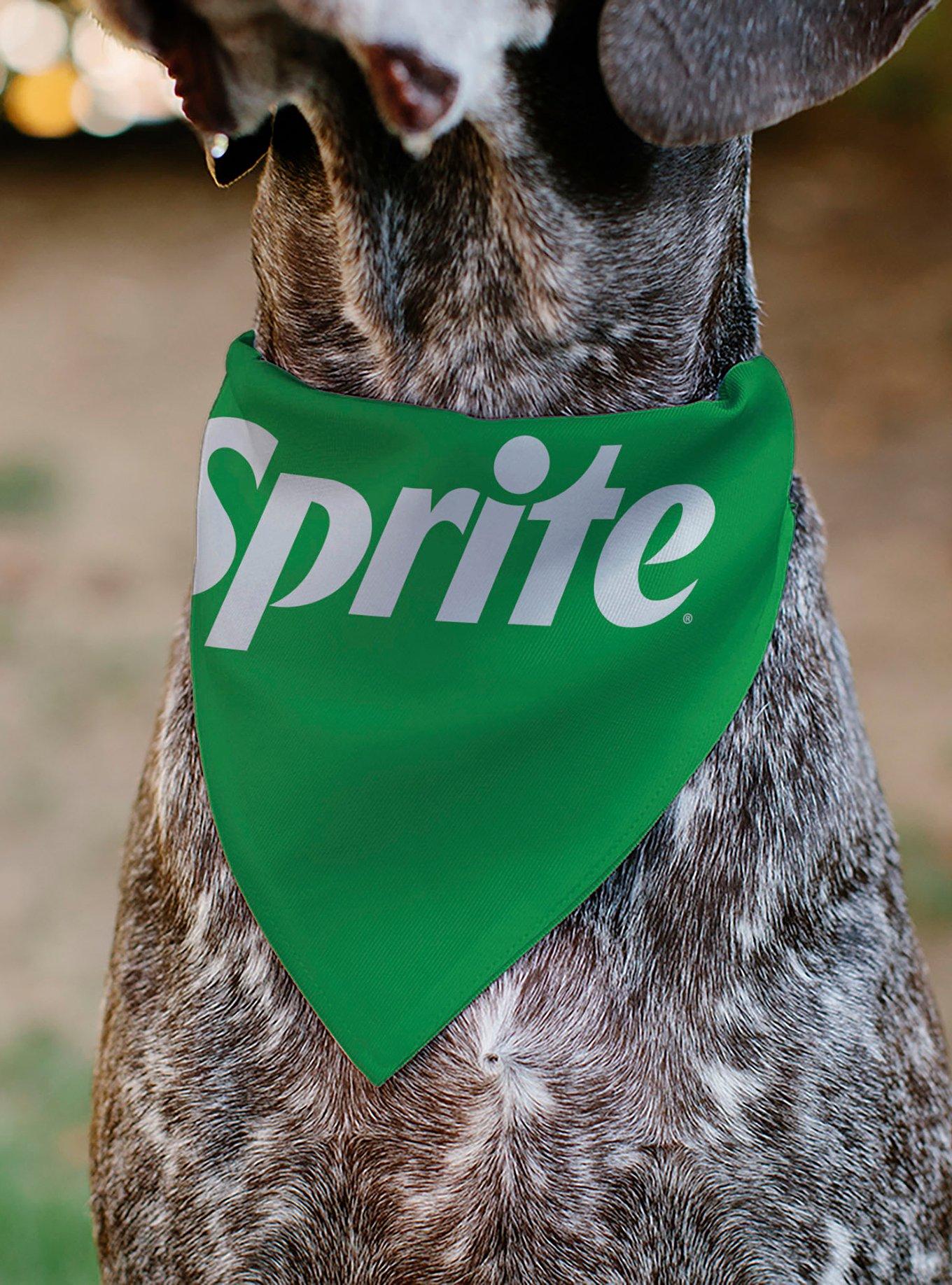 Coca-Cola Sprite Text Logo Slip On Collar Pet Bandana - Bandana Only, , alternate - view 4