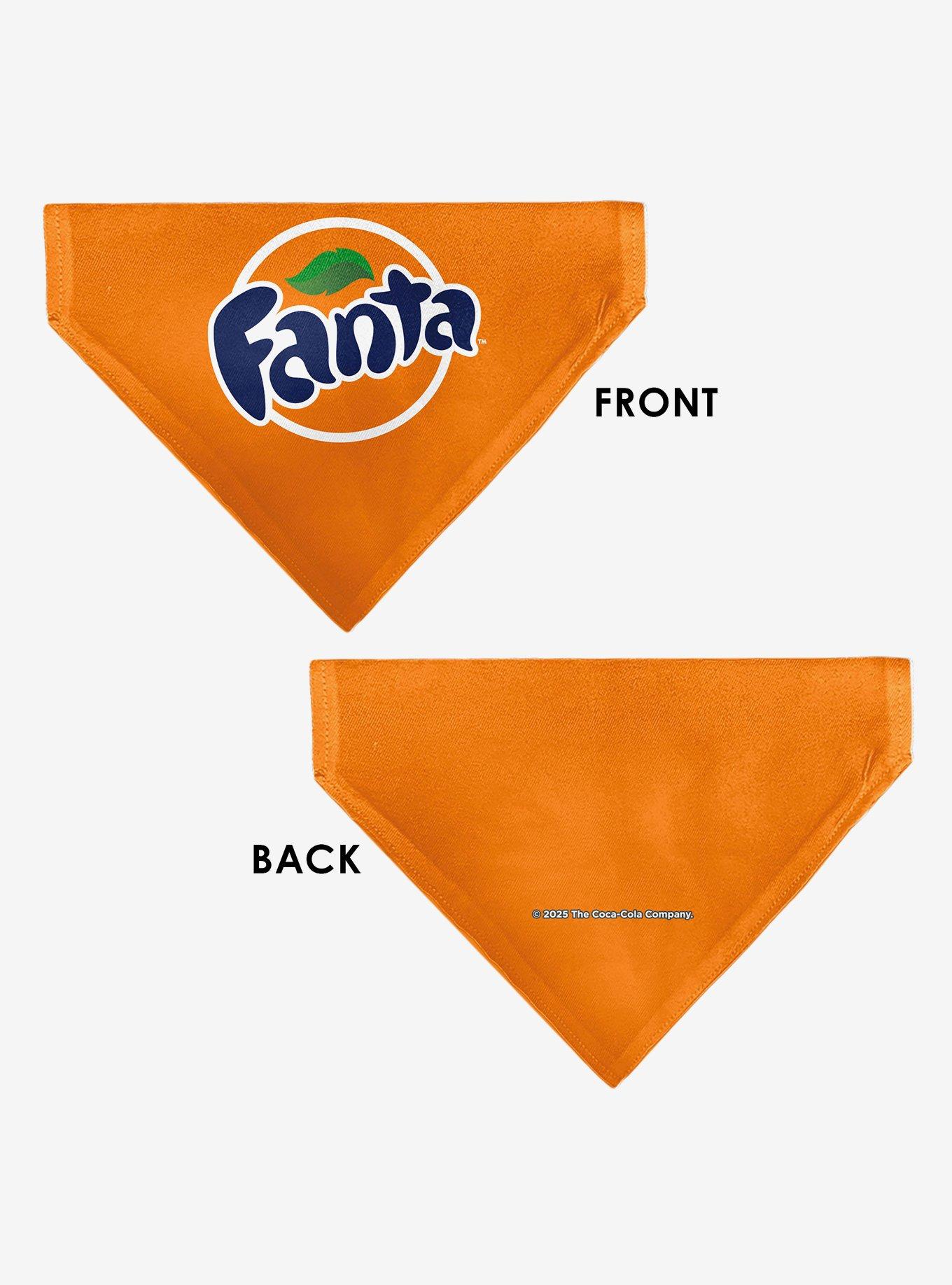 The Coca-Cola Company Fanta Round Logo Slip On Collar Pet Bandana - Bandana Only, , alternate