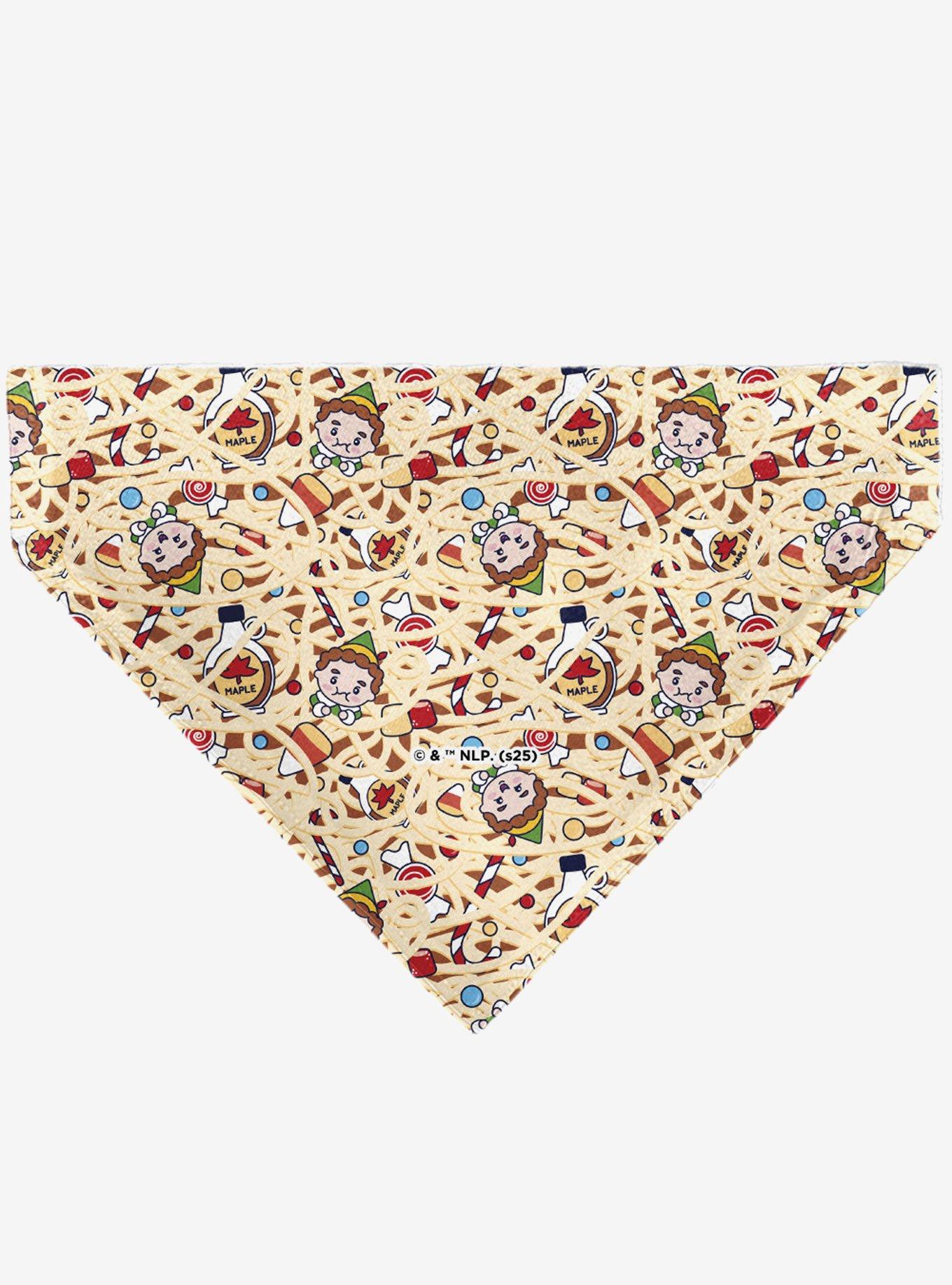 Elf Treat Everyday Like Christmas Buddy & Friends Slip On Collar Pet Bandana - Bandana Only, , hi-res