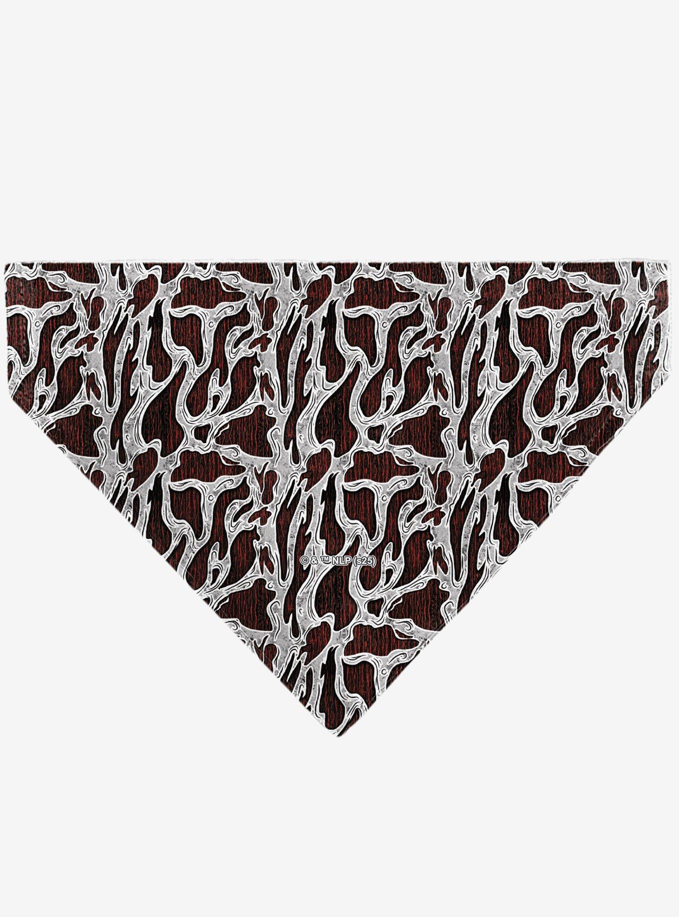 A Nightmare On Elm Street Freddy Melted Black Slip On Collar Pet Bandana - Bandana Only, , hi-res