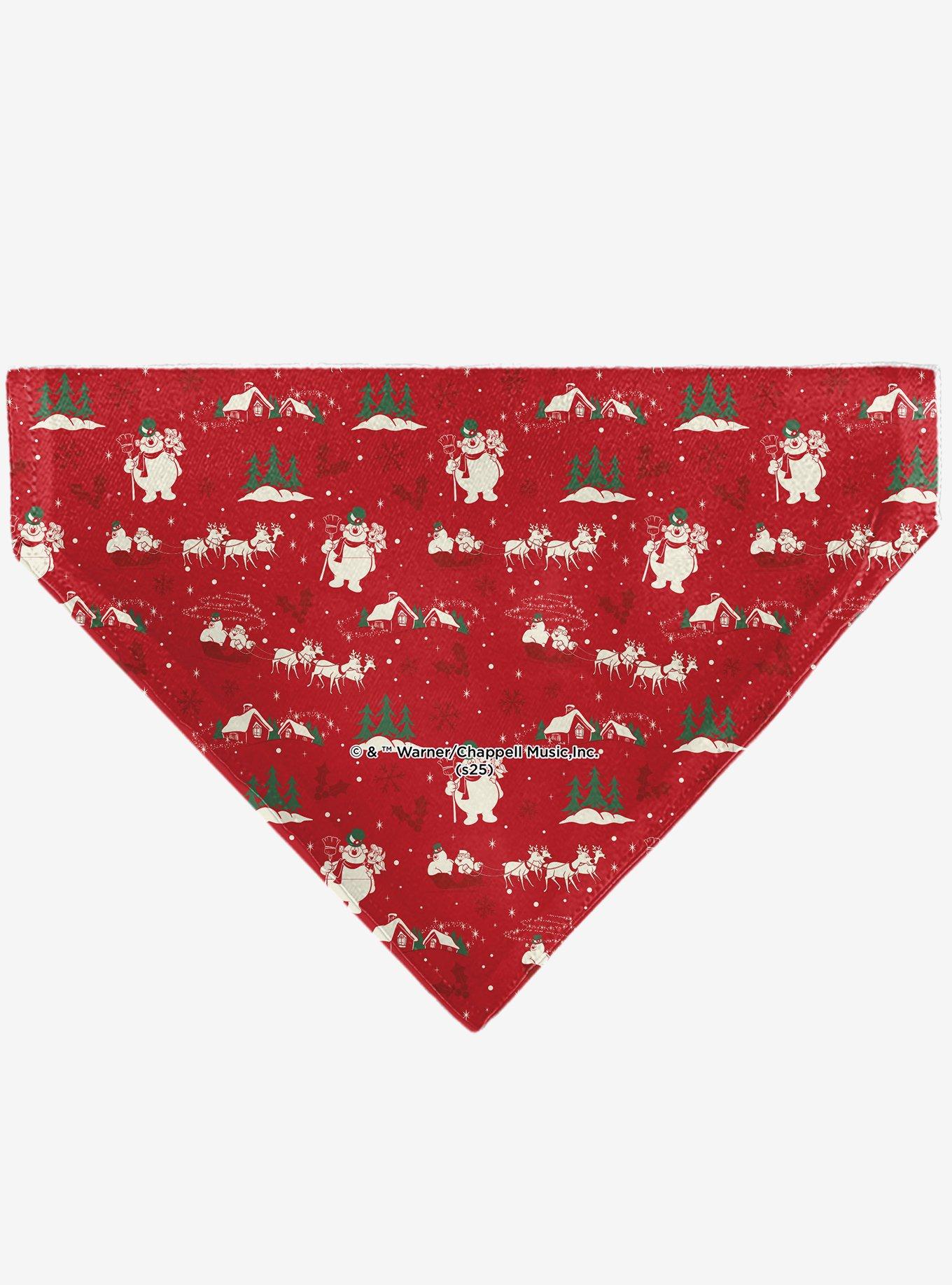Frosty The Snowman Karen Pose and Logo Slip On Collar Pet Bandana - Bandana Only, , hi-res