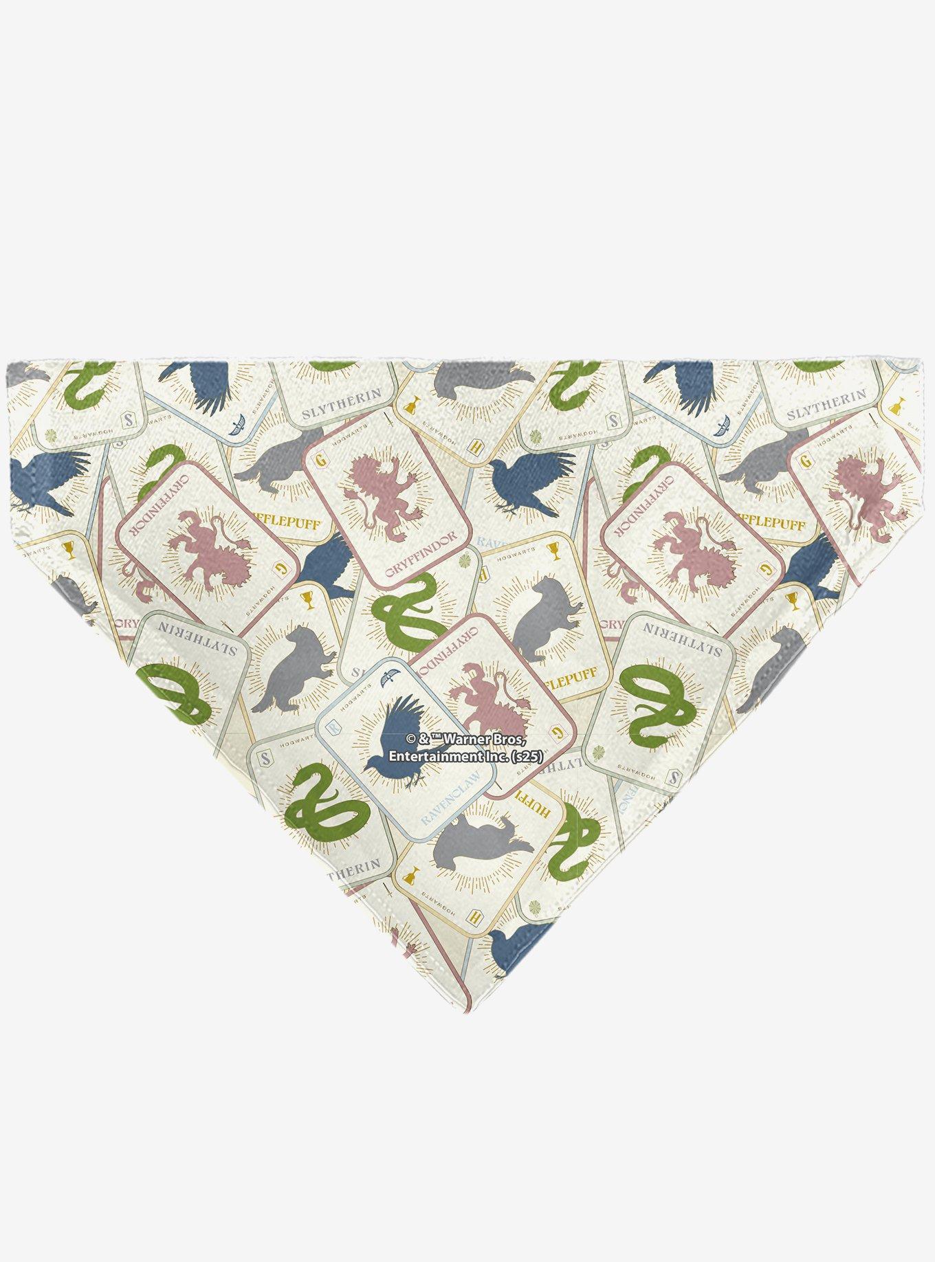 Harry Potter School Tarot Cards Stacked Multi Slip On Collar Pet Bandana - Bandana Only, , hi-res