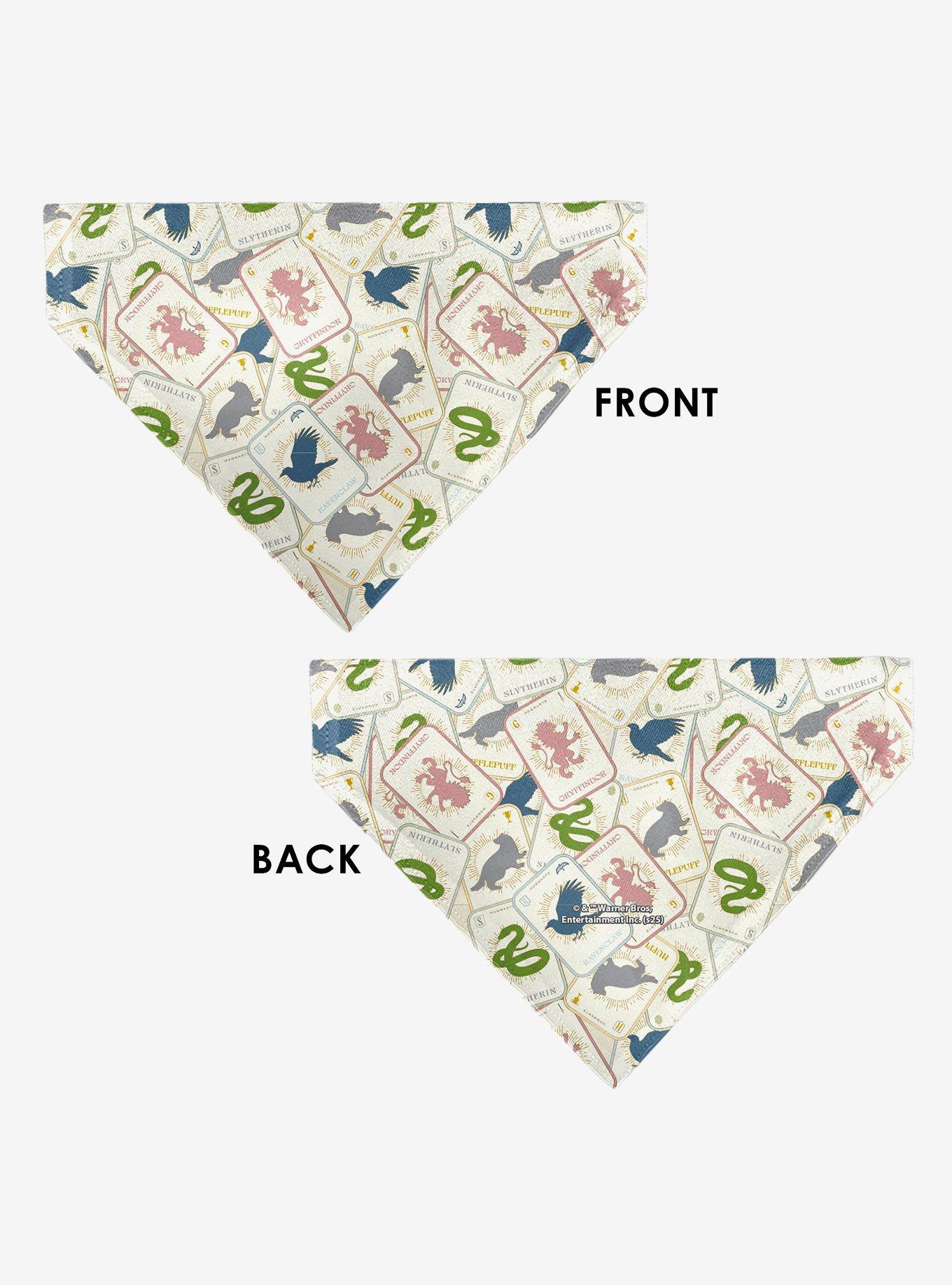 Harry Potter School Tarot Cards Stacked Multi Slip On Collar Pet Bandana - Bandana Only, , alternate
