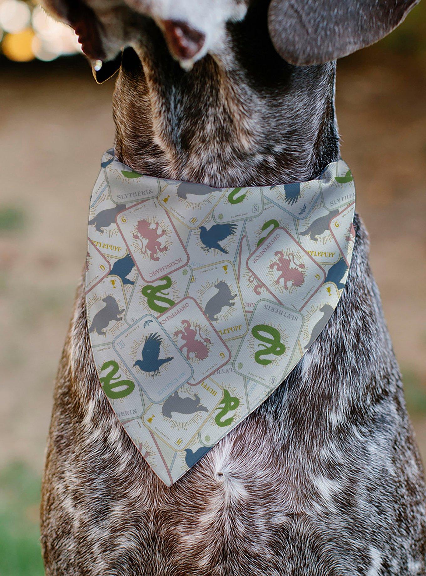 Harry Potter School Tarot Cards Stacked Multi Slip On Collar Pet Bandana - Bandana Only, , alternate