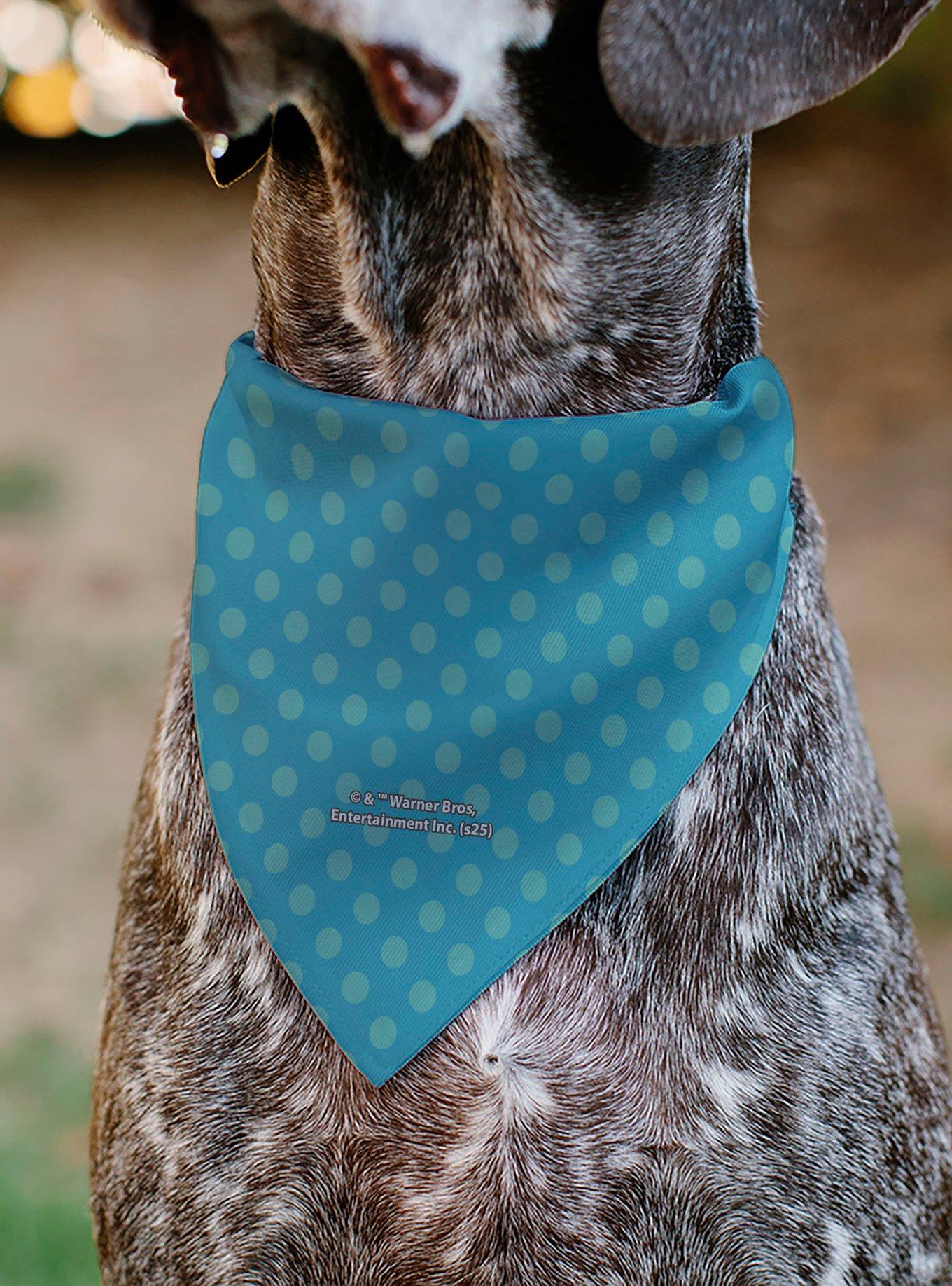 Harry Potter Chibi Engorgio Charm Polka Dot Slip On Collar Pet Bandana - Bandana Only, , alternate