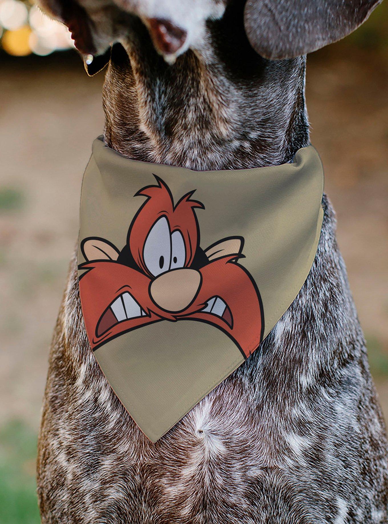 Looney Tunes Yosemite Sam Face Close Up Slip On Collar Pet Bandana - Bandana Only