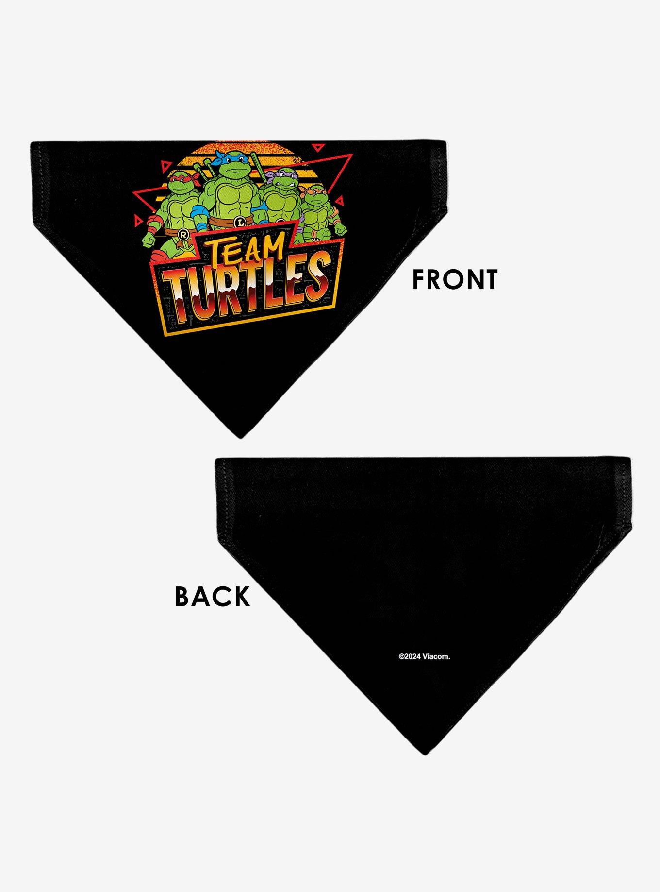 Teenage Mutant Ninja Turtles Team Turtles Pose Slip On Collar Pet Bandana - Bandana Only, , alternate
