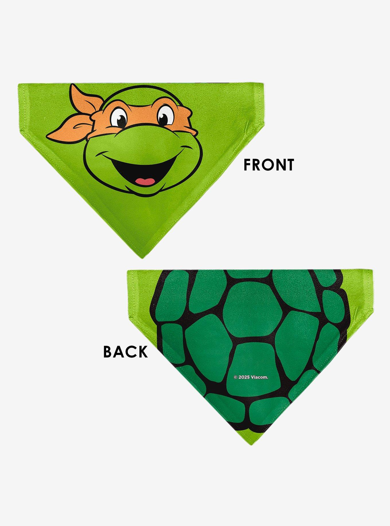 Teenage Mutant Ninja Turtles Michaelangelo Shell Slip On Collar Pet Bandana - Bandana Only, , alternate
