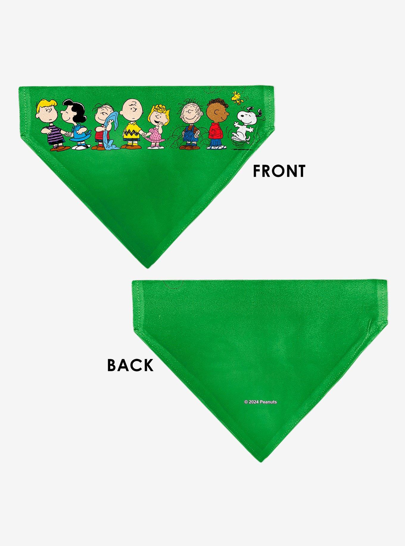 Peanuts Gang Group Pose Slip On Collar Pet Bandana - Bandana Only, , alternate