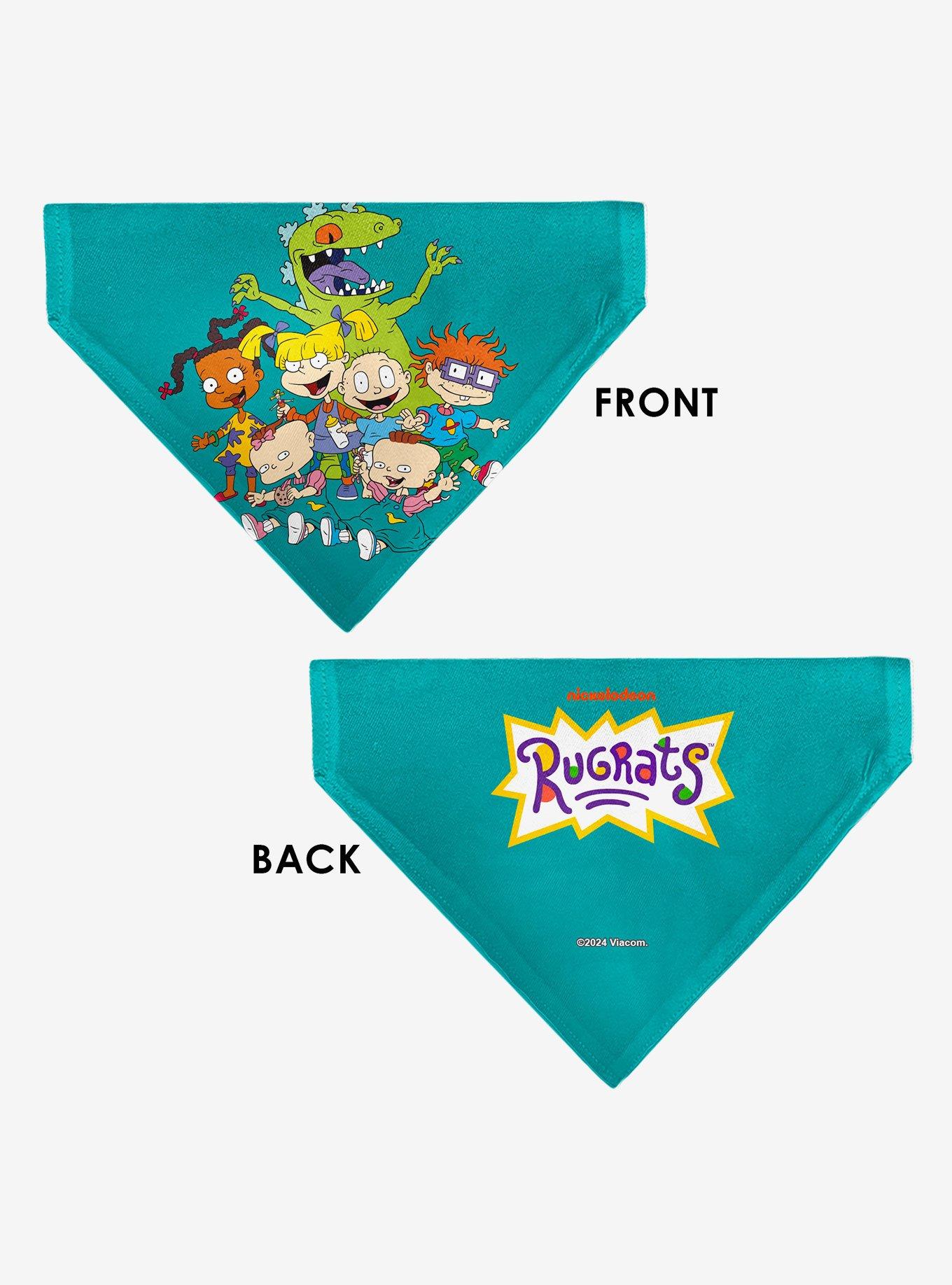 Rugrats Kids Group Pose and Title Slip On Collar Pet Bandana - Bandana Only, , alternate