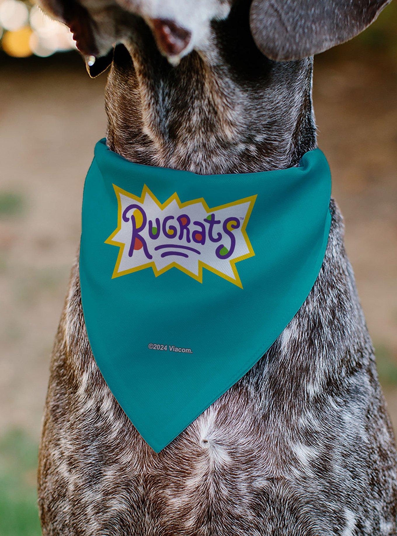 Rugrats Kids Group Pose and Title Slip On Collar Pet Bandana - Bandana Only, , alternate