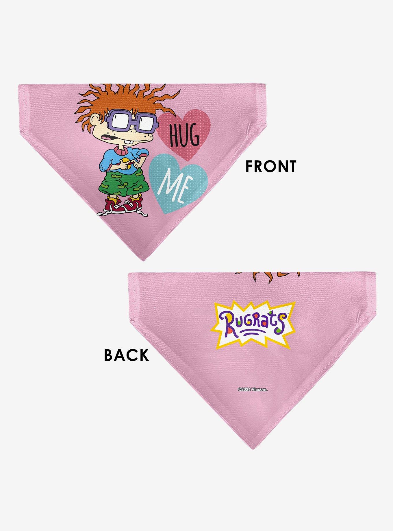 Rugrats Chuckie Hug Me Hearts Pose Slip On Collar Pet Bandana - Bandana Only, , alternate - view 3