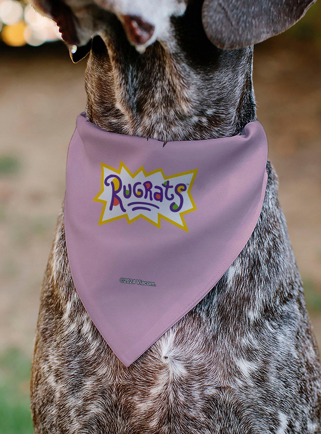 Rugrats Chuckie Hug Me Hearts Pose Slip On Collar Pet Bandana - Bandana Only, , alternate - view 5