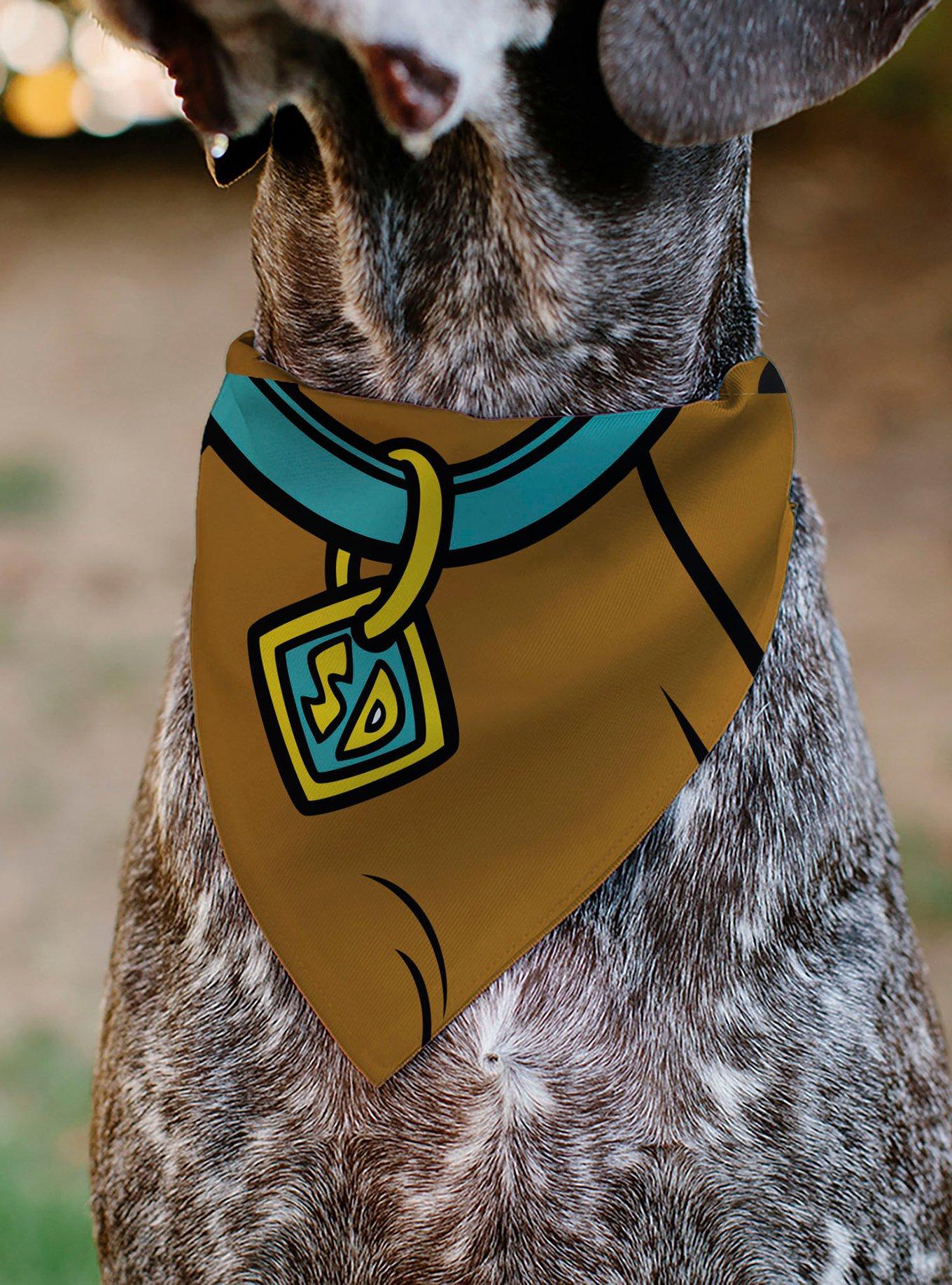 Scooby-Doo! Character Close Up SD Dog Tag Slip On Collar Pet Bandana - Bandana Only, , alternate