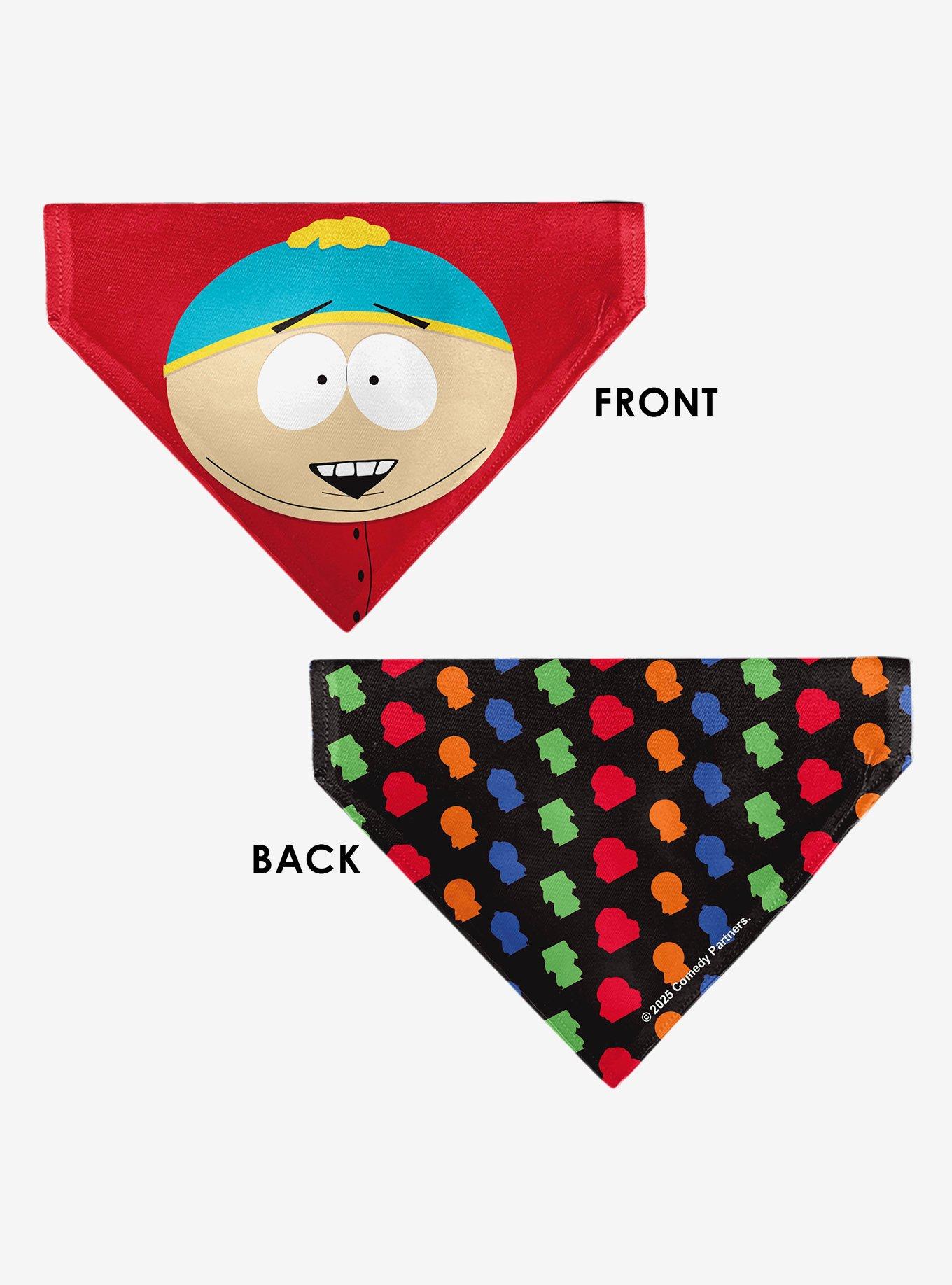 South Park Eric Cartman Face Slip On Collar Pet Bandana - Bandana Only, , alternate