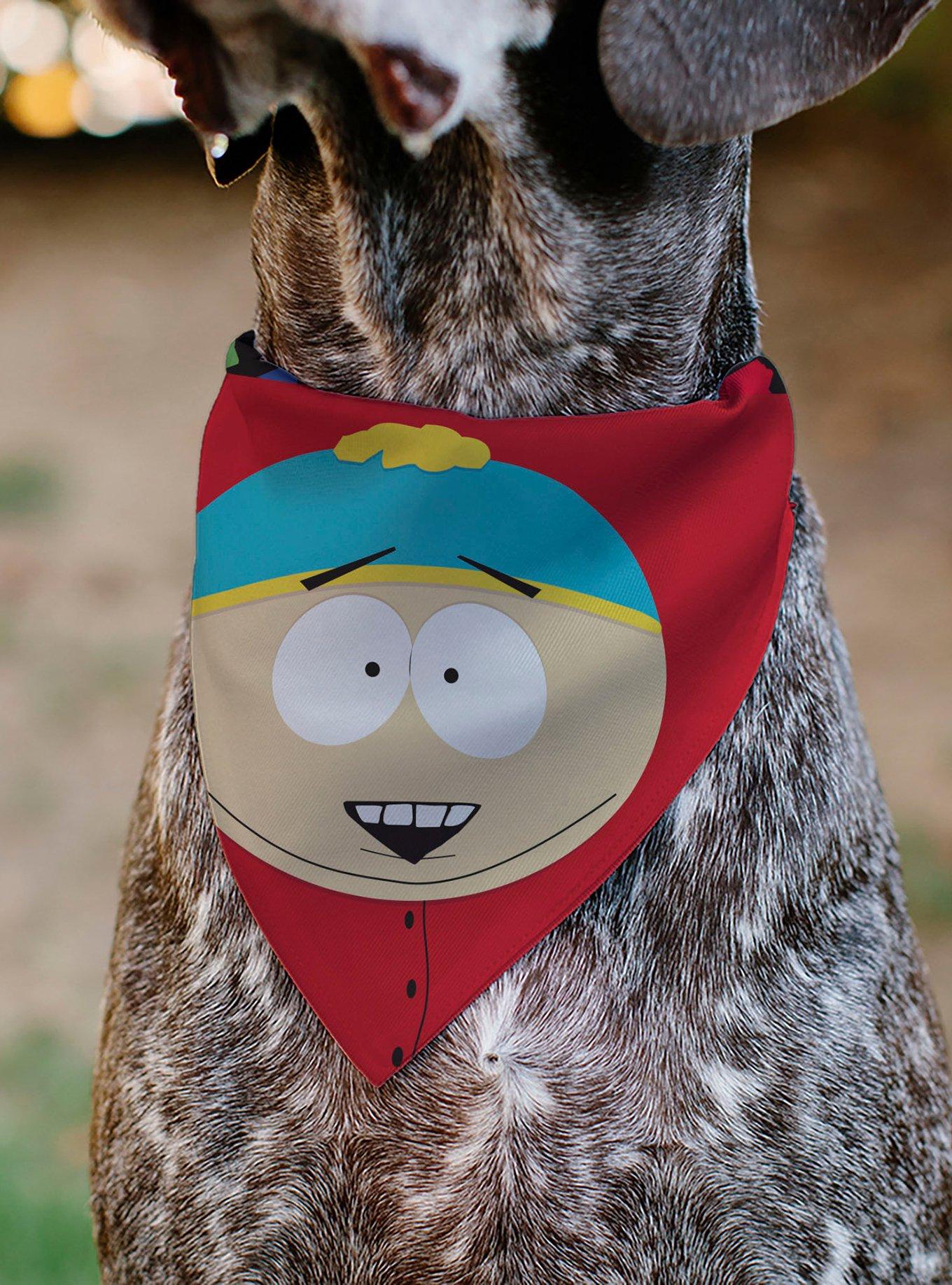 South Park Eric Cartman Face Slip On Collar Pet Bandana - Bandana Only, , alternate