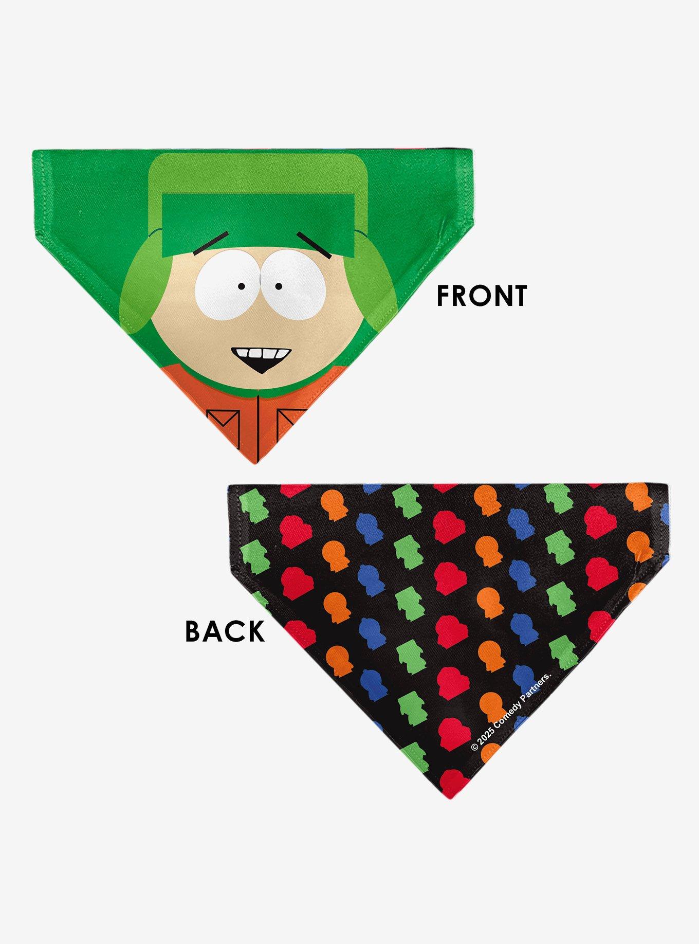 South Park Kyle Face Slip On Collar Pet Bandana - Bandana Only, , alternate - view 3