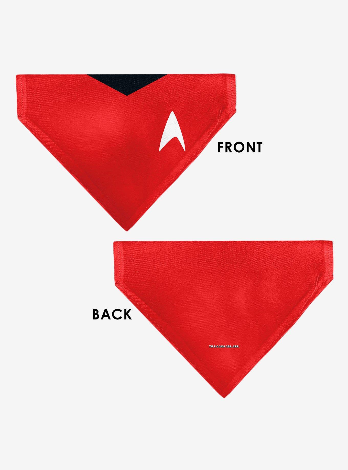 Star Trek Original Series Uniform Print Slip On Collar Pet Bandana - Bandana Only, , alternate