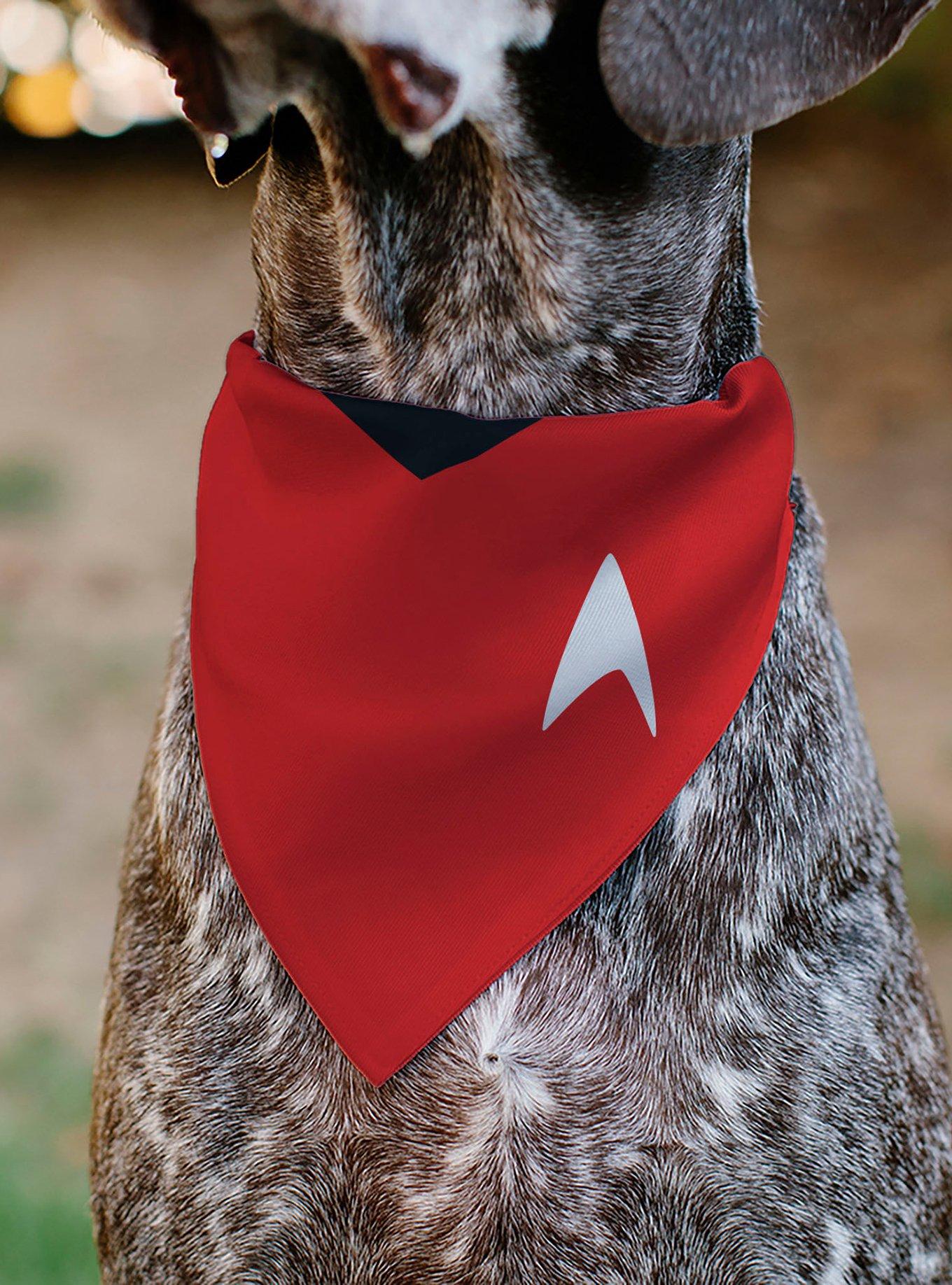 Star Trek Original Series Uniform Print Slip On Collar Pet Bandana - Bandana Only, , alternate
