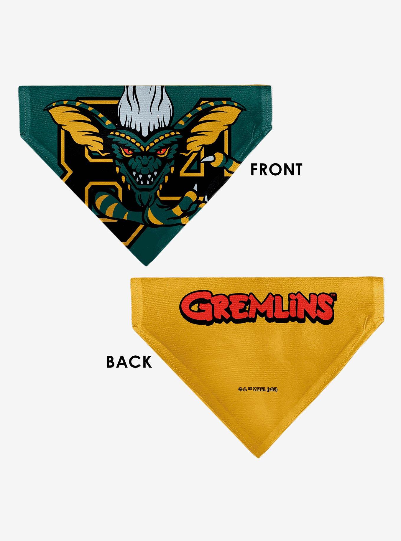Gremlins Stripe 84 Face and Gremlins Title Slip On Collar Pet Bandana - Bandana Only, , alternate - view 3