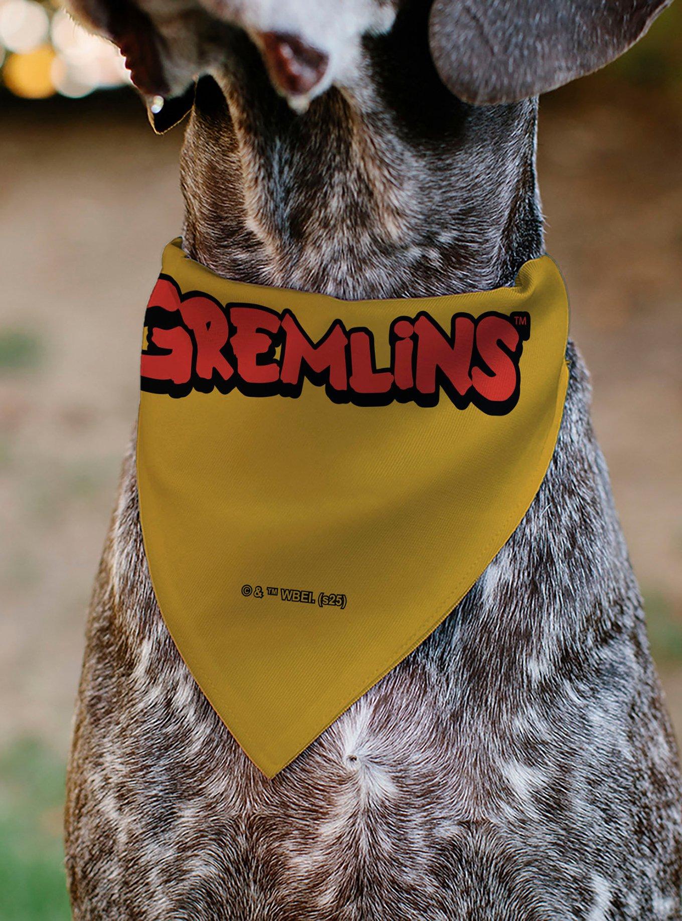 Gremlins Stripe 84 Face and Gremlins Title Slip On Collar Pet Bandana - Bandana Only, , alternate - view 5