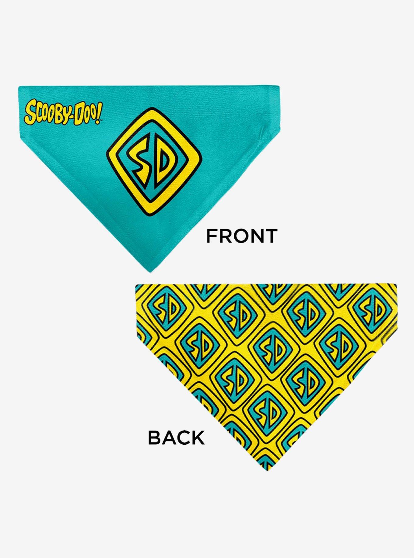 Scooby-Doo! Collar Logo Slip On Collar Pet Bandana - Bandana Only, , alternate