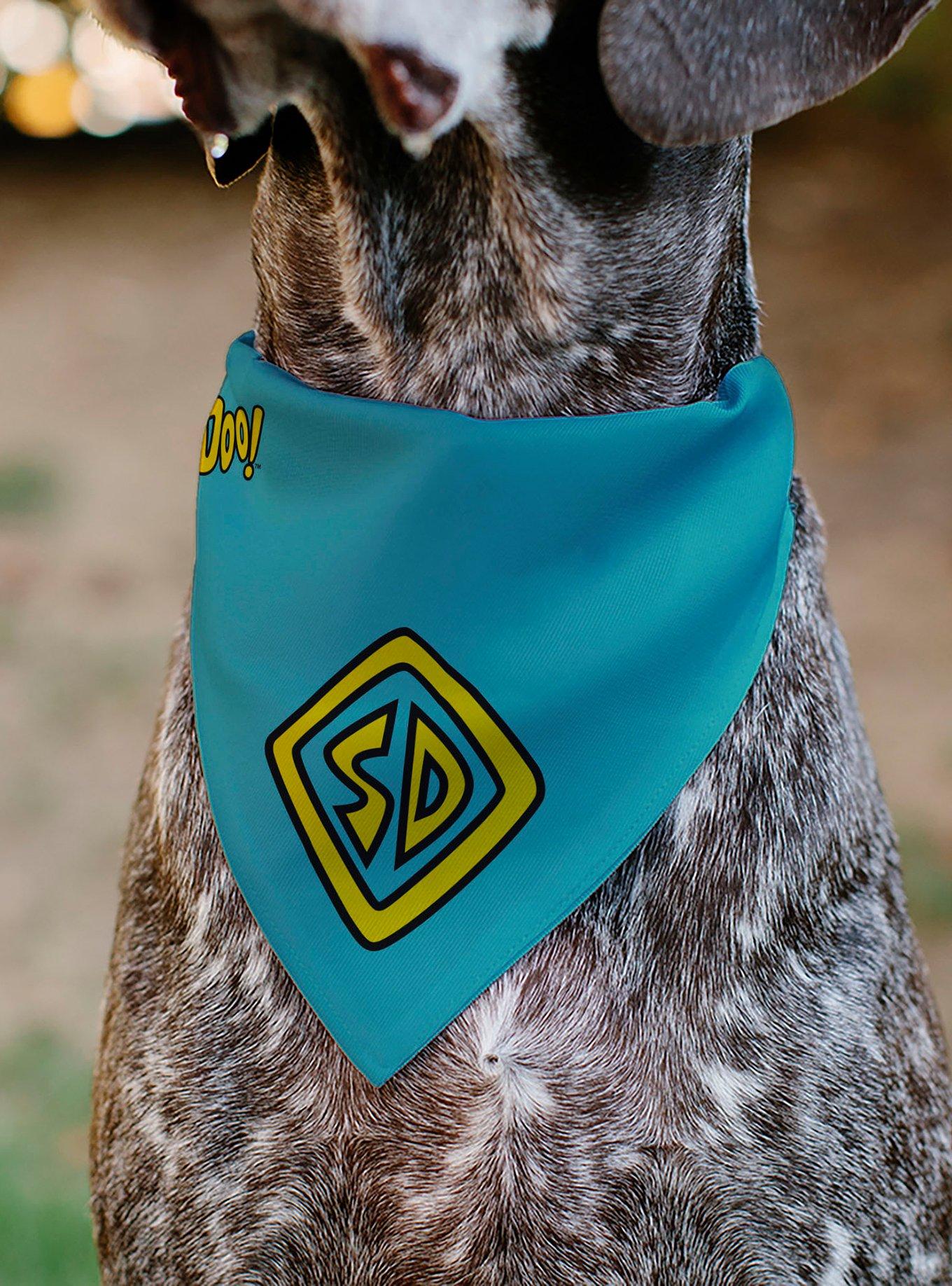 Scooby-Doo! Collar Logo Slip On Collar Pet Bandana - Bandana Only, , alternate