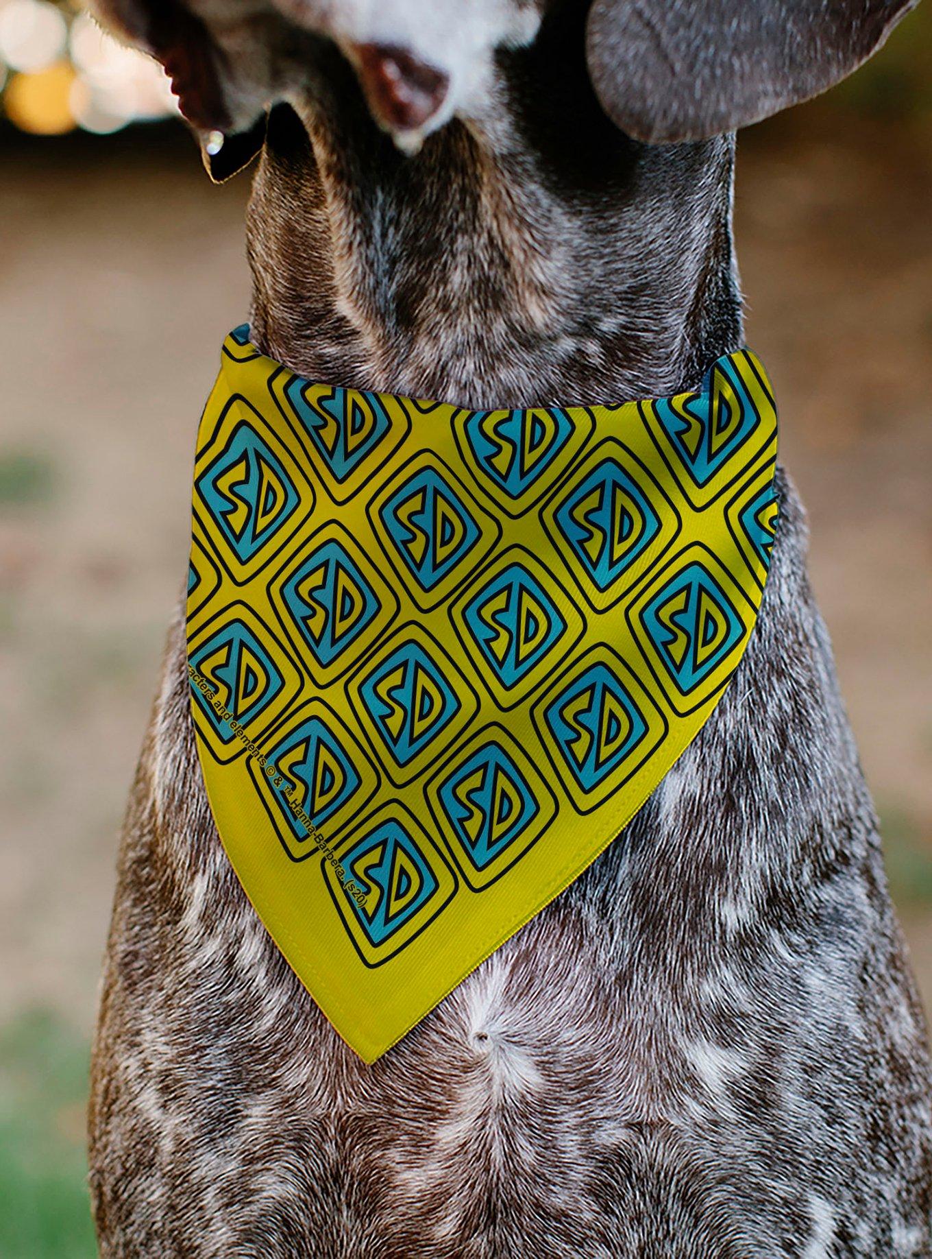 Scooby-Doo! Collar Logo Slip On Collar Pet Bandana - Bandana Only, , alternate
