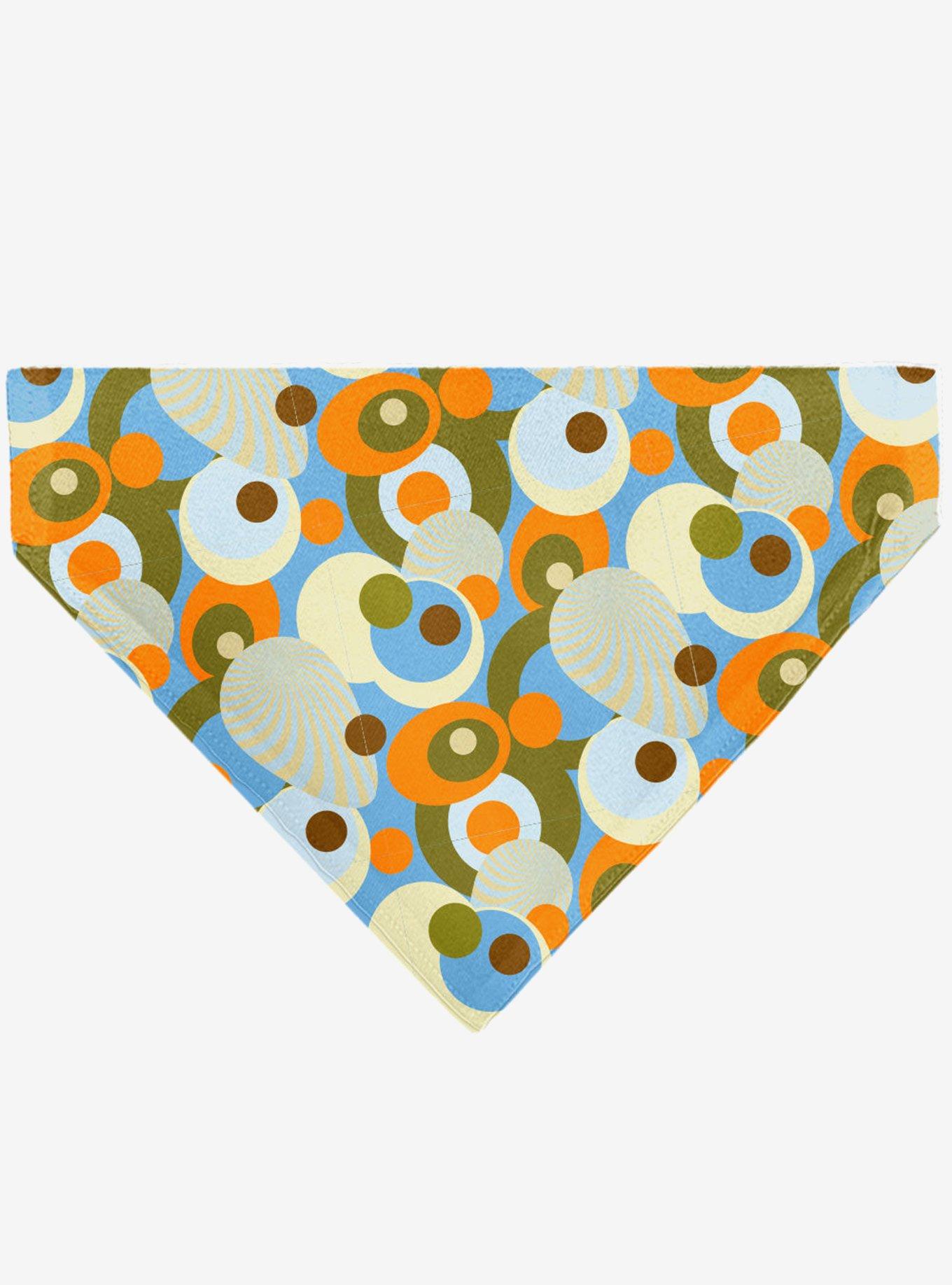 Scooby-Doo! SD Dog Tag Retro Dots Multi Slip On Collar Pet Bandana - Bandana Only, , hi-res