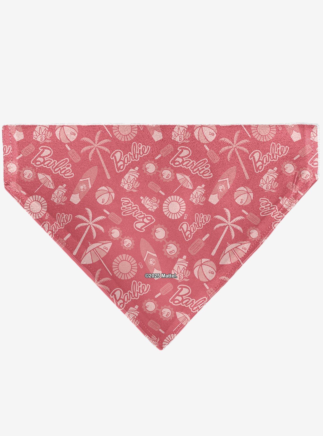 Barbie Malibu Beach Icons Collage Slip On Collar Pet Bandana - Bandana Only, , hi-res