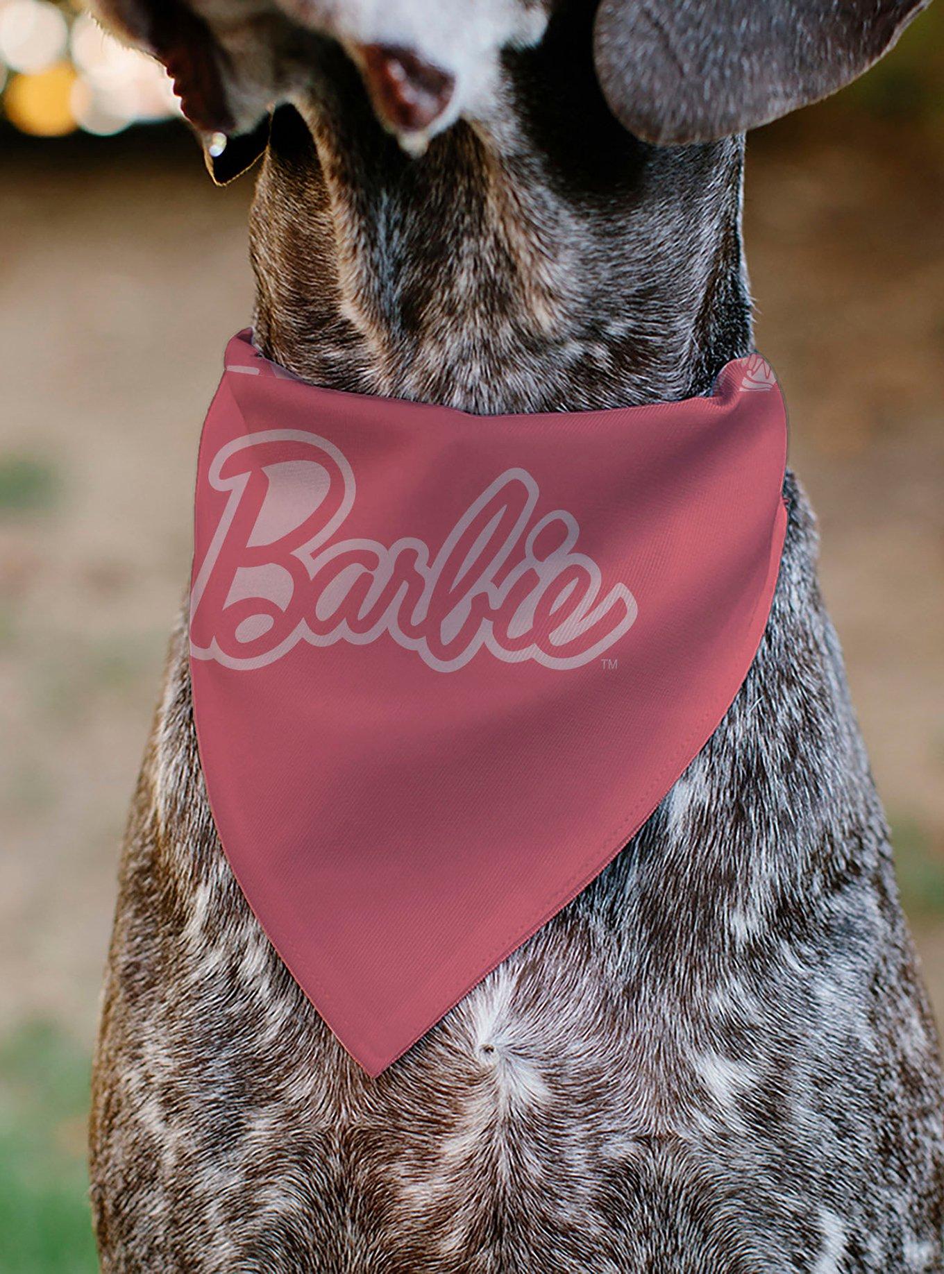 Barbie Malibu Beach Icons Collage Slip On Collar Pet Bandana - Bandana Only, , alternate