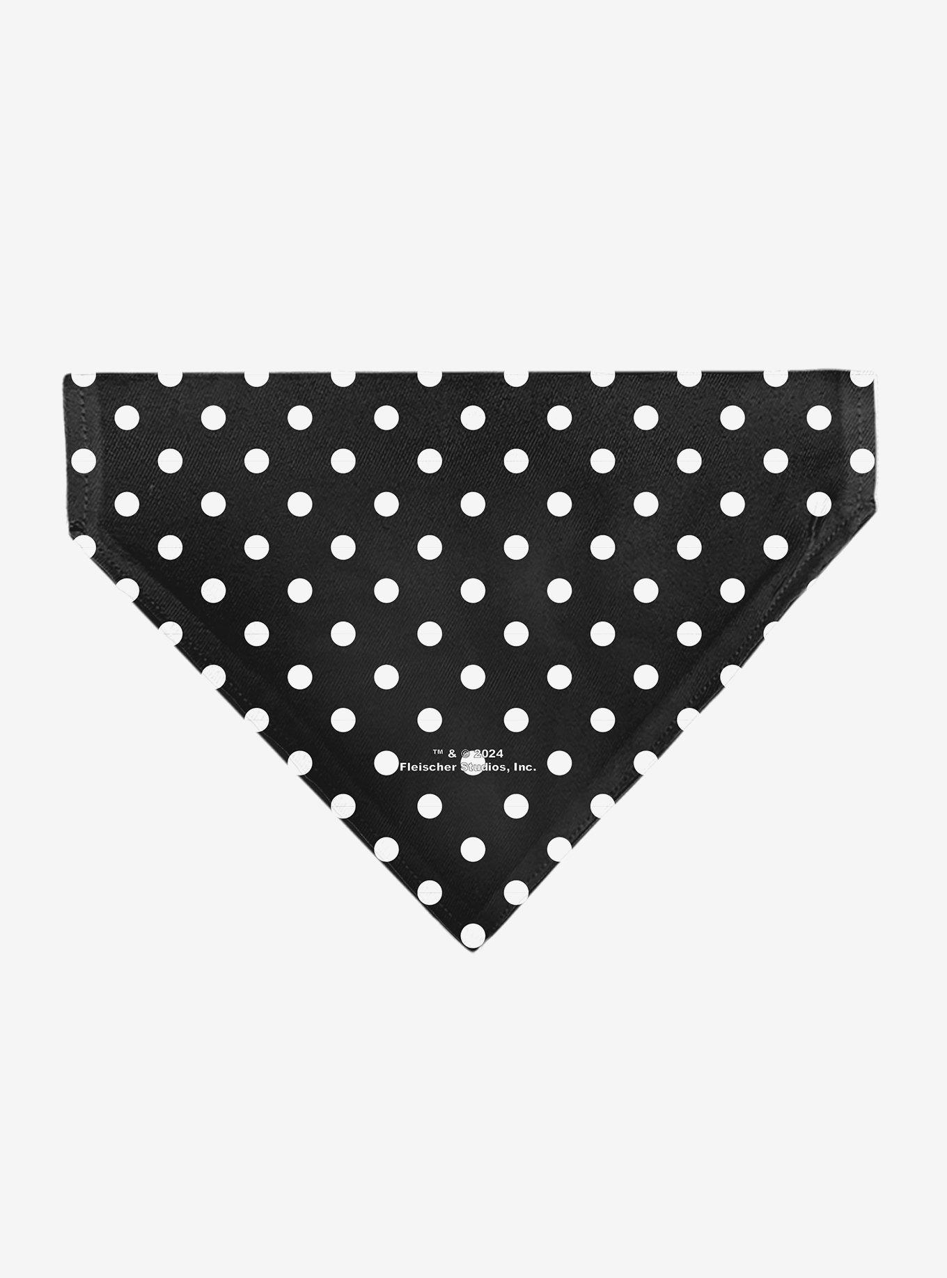Betty Boop Biker Betty Winking and Polka Dot Slip On Collar Pet Bandana - Bandana Only, , hi-res