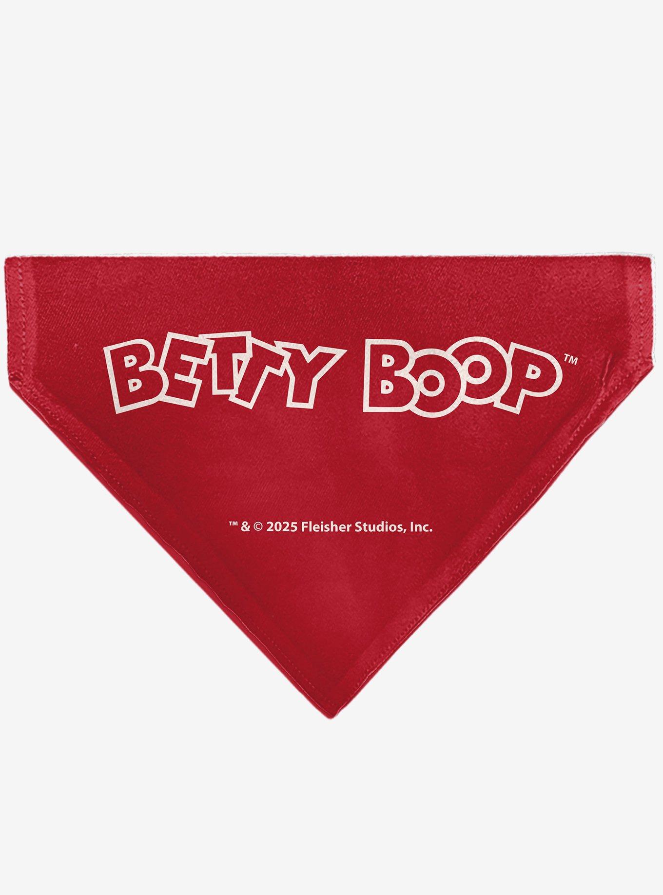 Betty Boop USA Heart Pose and Stars Slip On Collar Pet Bandana - Bandana Only, , hi-res