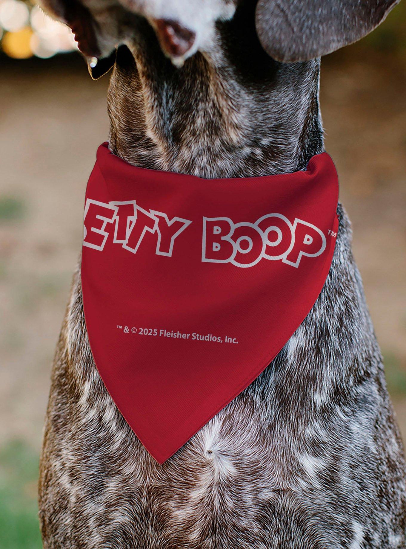 Betty Boop USA Heart Pose and Stars Slip On Collar Pet Bandana - Bandana Only, , alternate